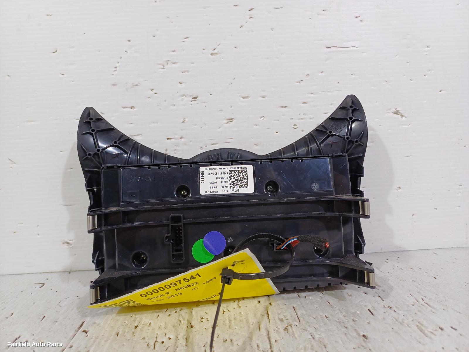 2014-2024 Mini Cooper Heater Ac Controls