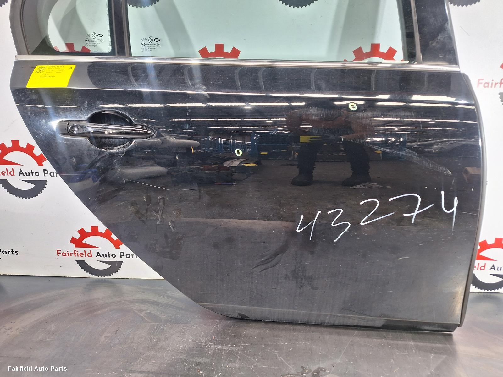 2011-2016 Renault Latitude Right Rear Door Sliding