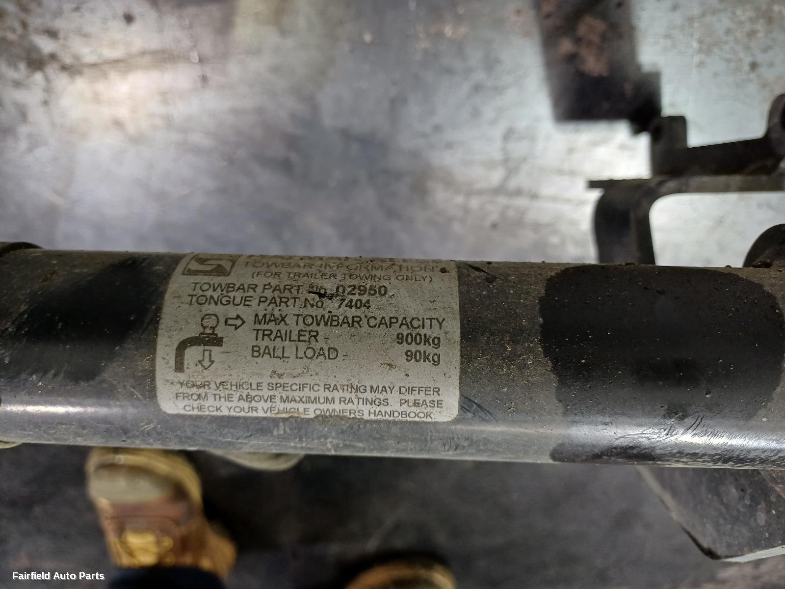 2011-2019 Toyota Yaris Towbar