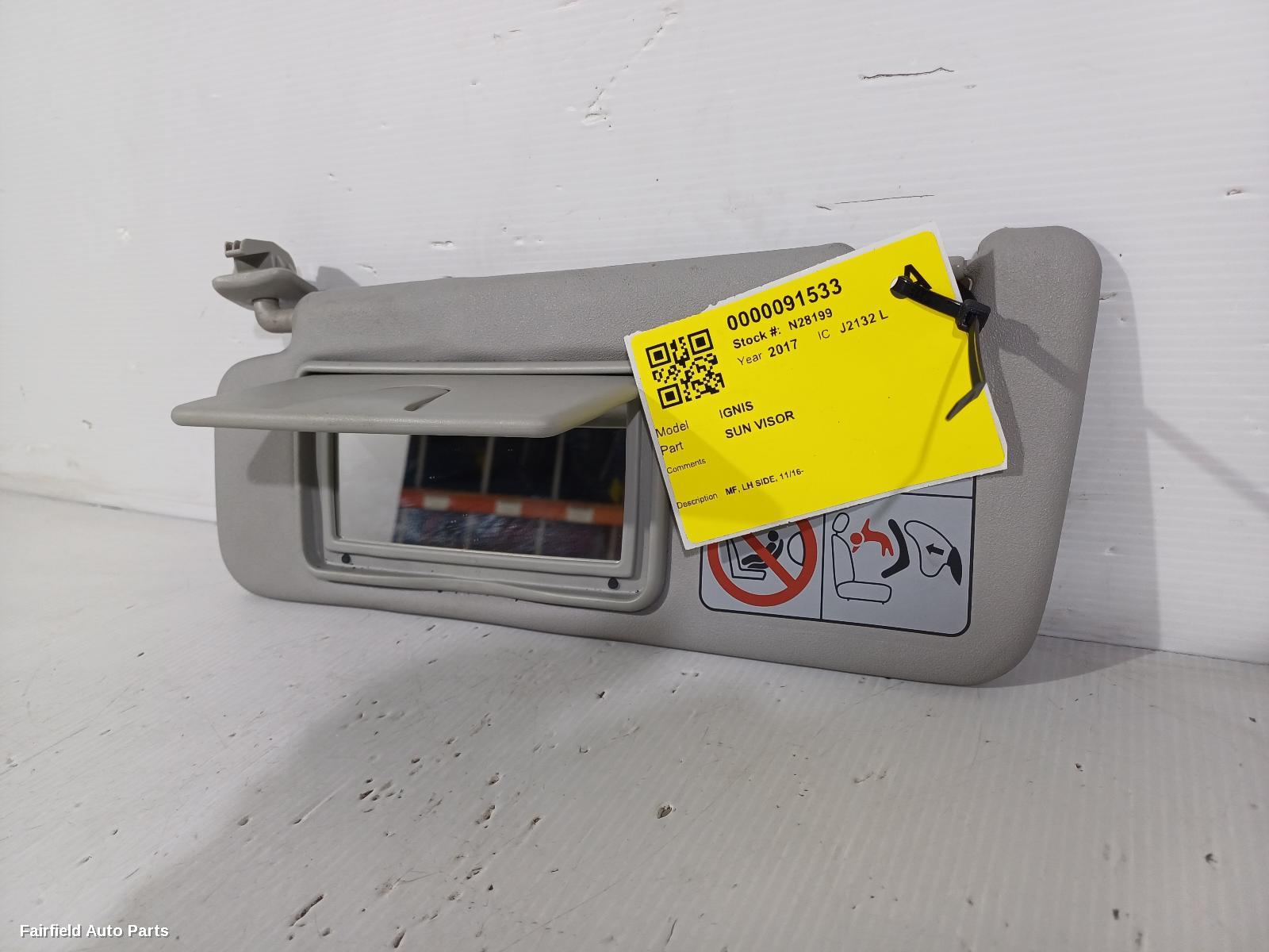 2016-2025 Suzuki Ignis Sunvisor