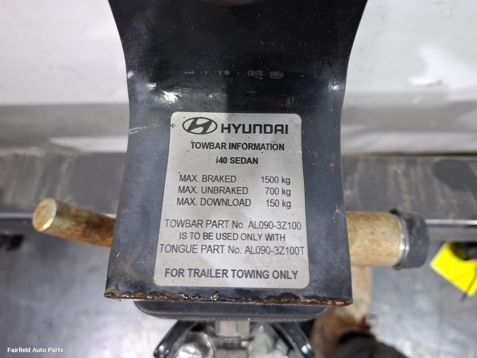 2012-2019 Hyundai I40 Towbar