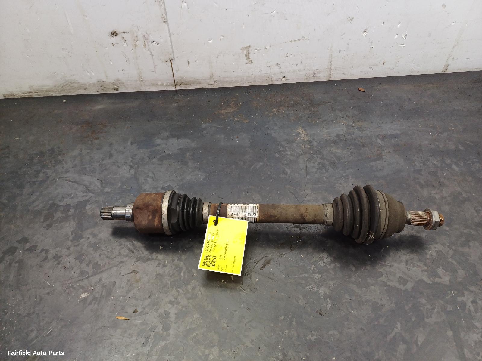 2010-2016 Citroen Ds3 Left Driveshaft