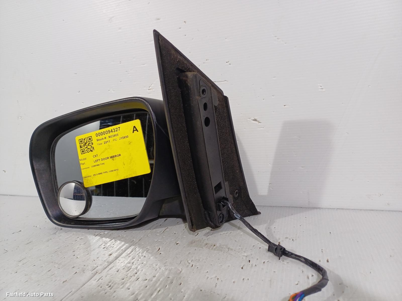 2006-2012 Mazda Cx7 Left Door Mirror
