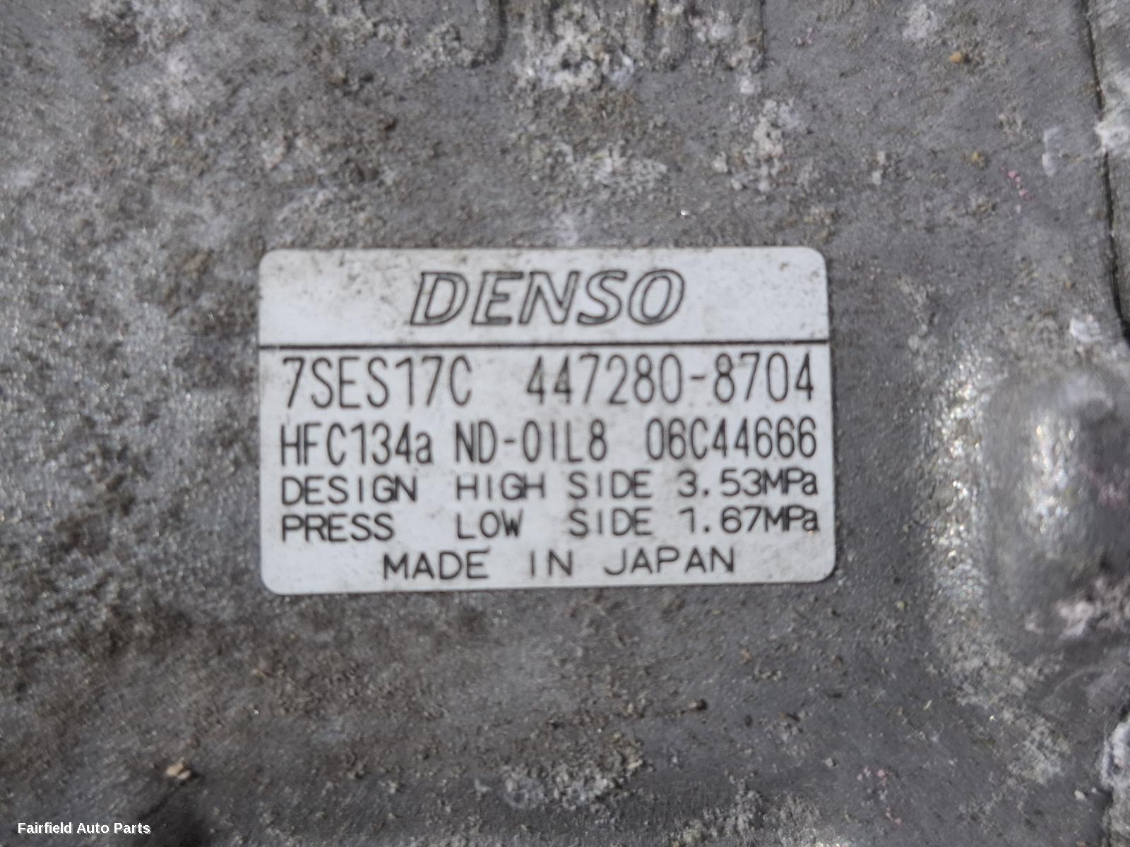 2018-2025 Toyota Rav4 A C Compressor