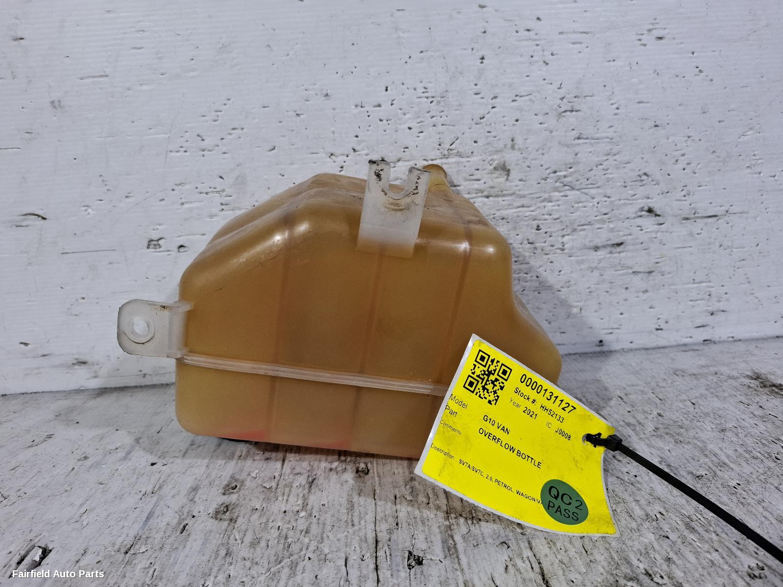 2015-2025 Ldv G10 Overflow Bottle