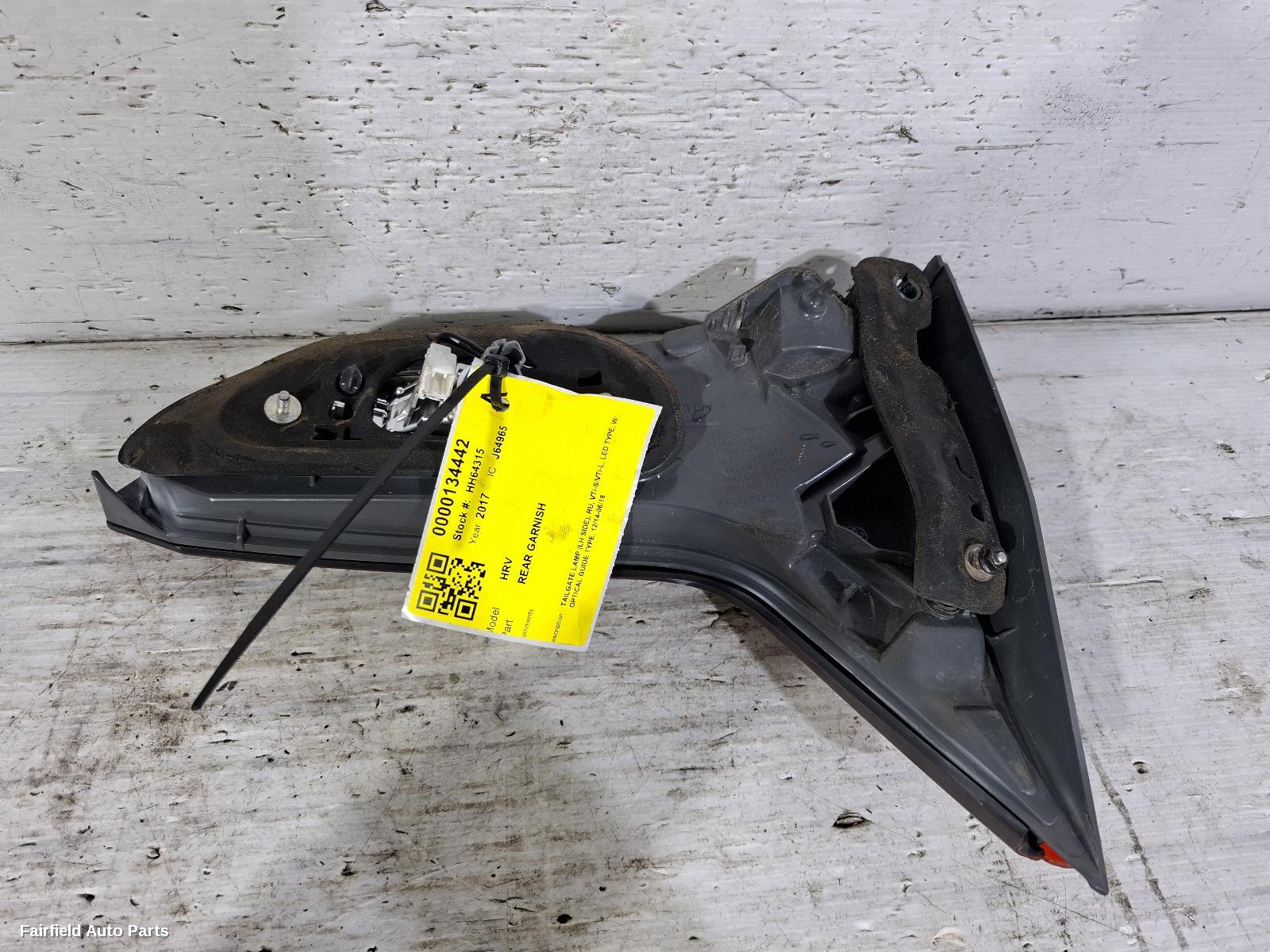 2014-2018 Honda Hrv Rear Garnish