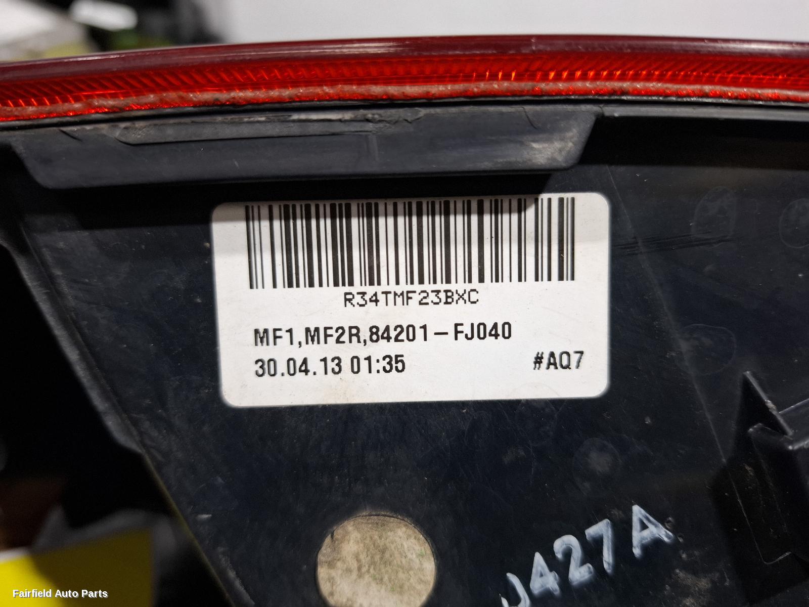 2013-2017 Subaru Xv Right Taillight