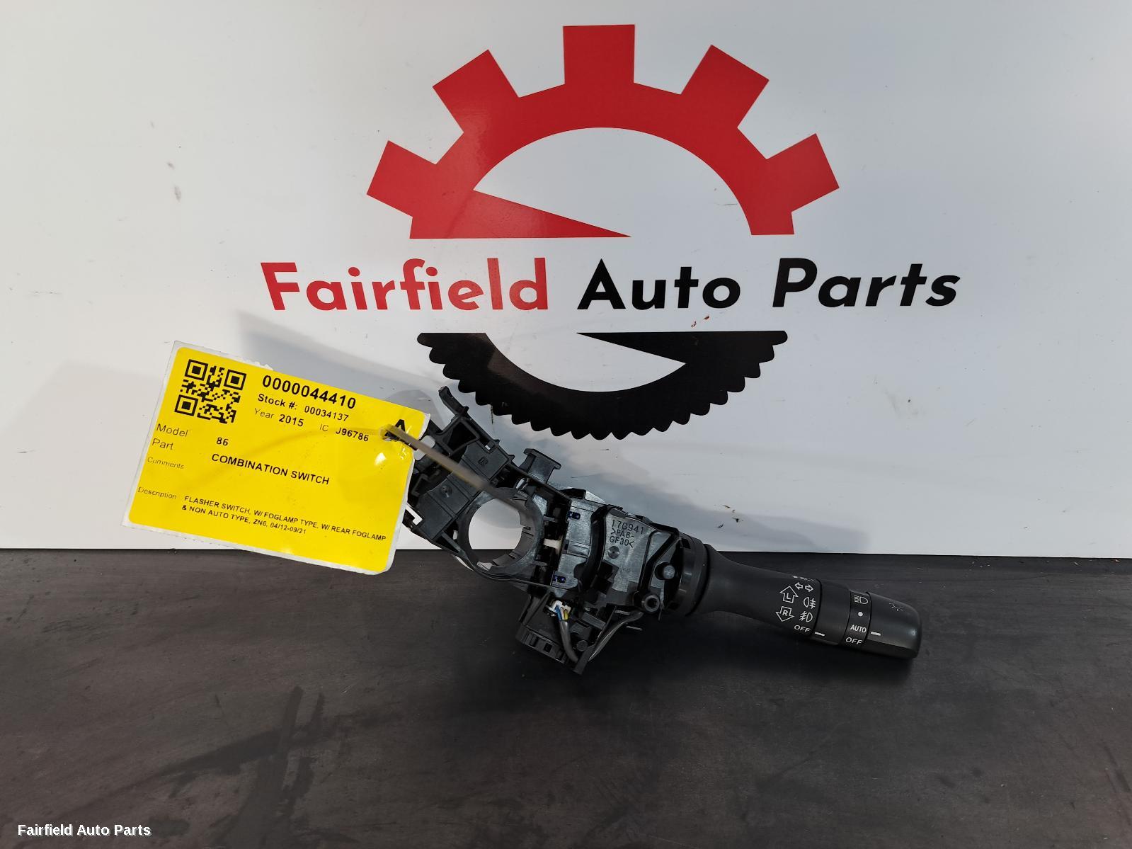 2012-2021 Toyota 86 Combination Switch