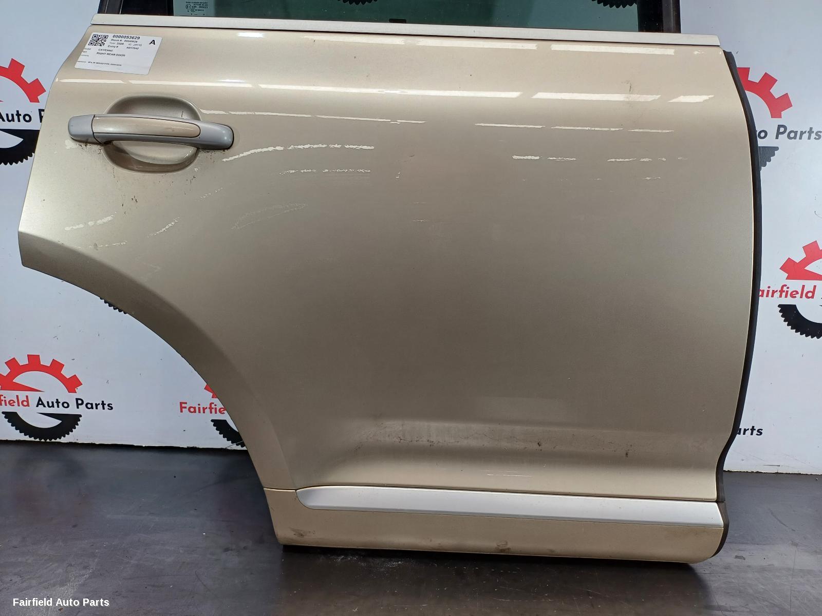 2003-2010 Porsche Cayenne Right Rear Door Sliding