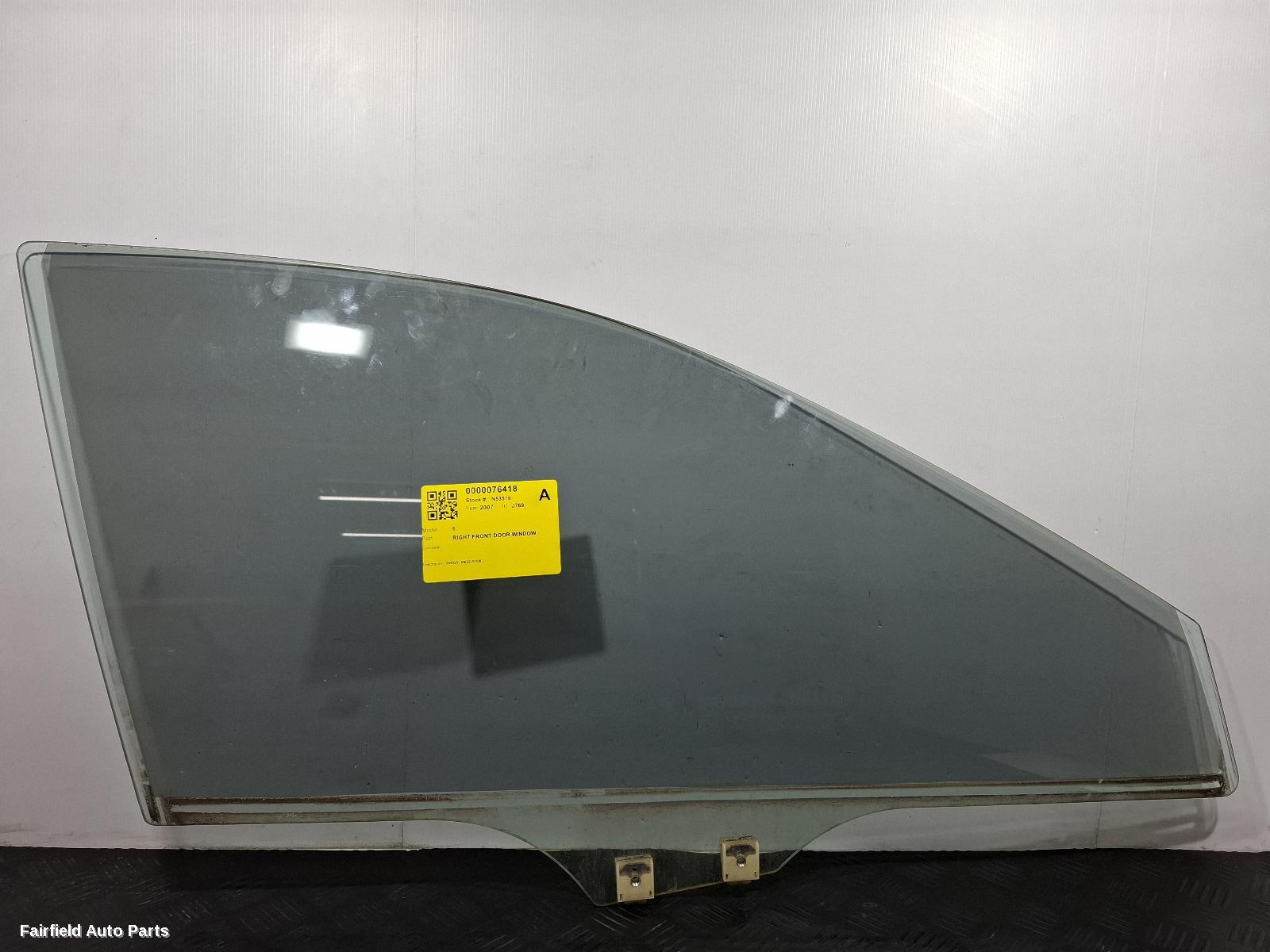 2002-2008 Mazda 6 Right Front Door Window