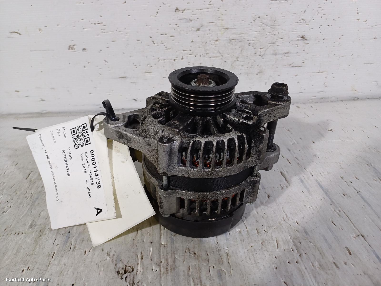 2005-2016 Toyota Yaris Alternator
