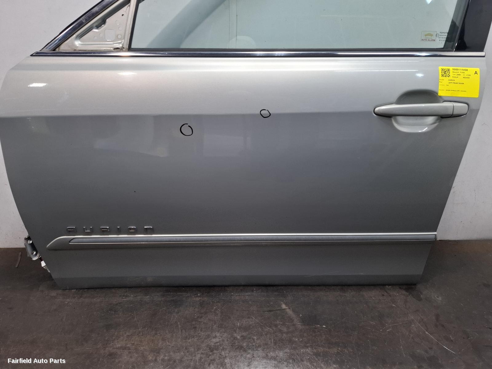 2006-2009 Toyota Aurion Left Front Door