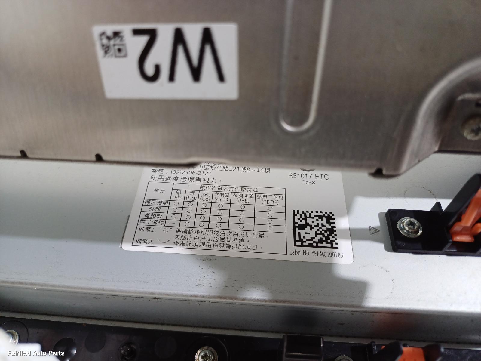 2015-2023 Toyota Alphard Radio Cd Dvd Sat Tv