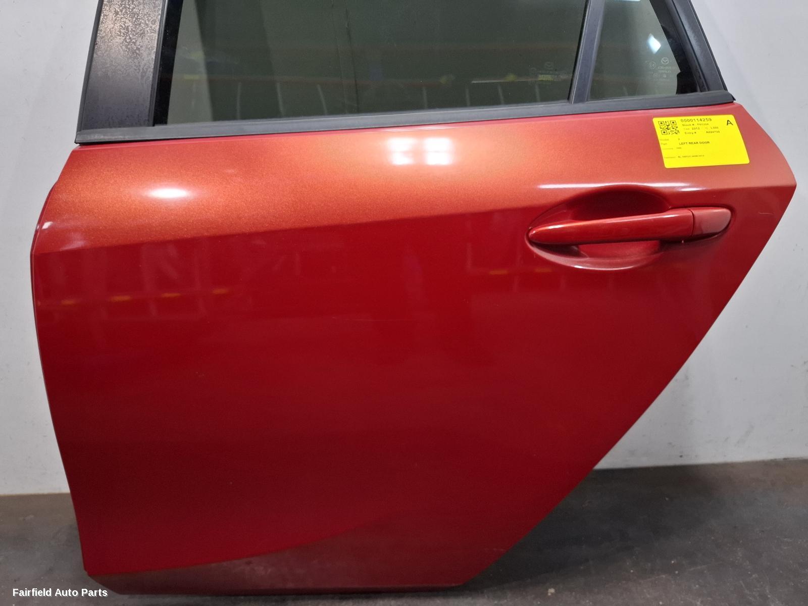 2009-2013 Mazda 3 Left Rear Door Sliding