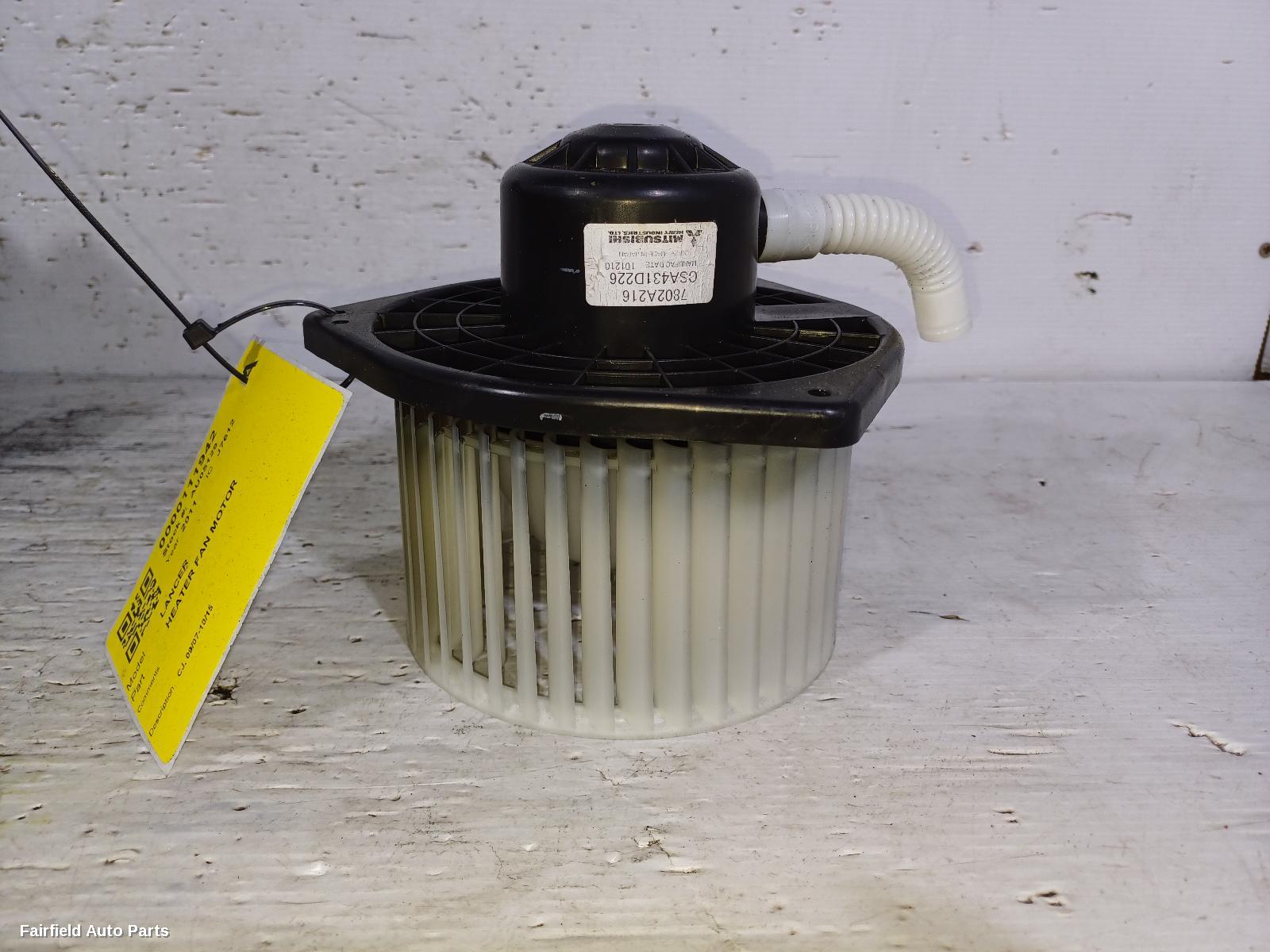 2007-2015 Mitsubishi Lancer Heater Fan Motor