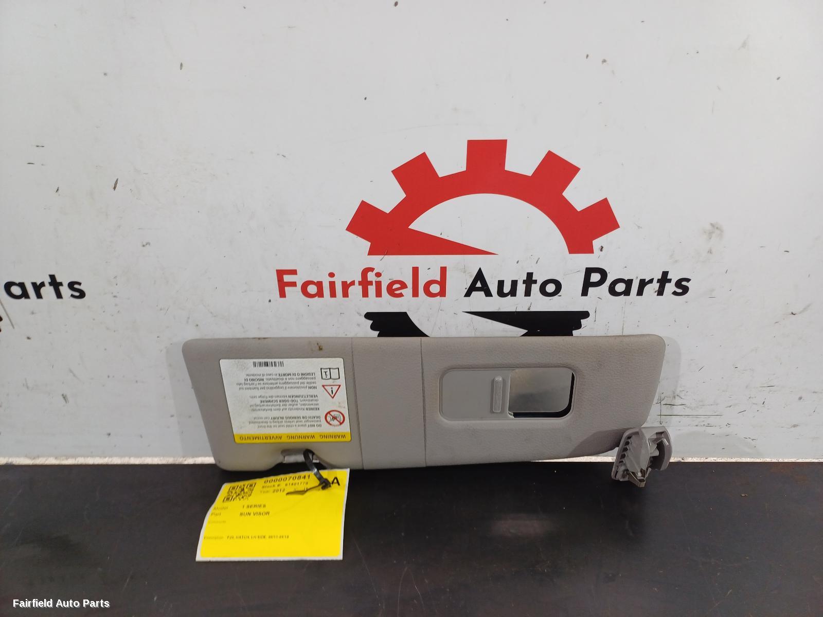 2011-2019 Bmw 1 Series Sunvisor