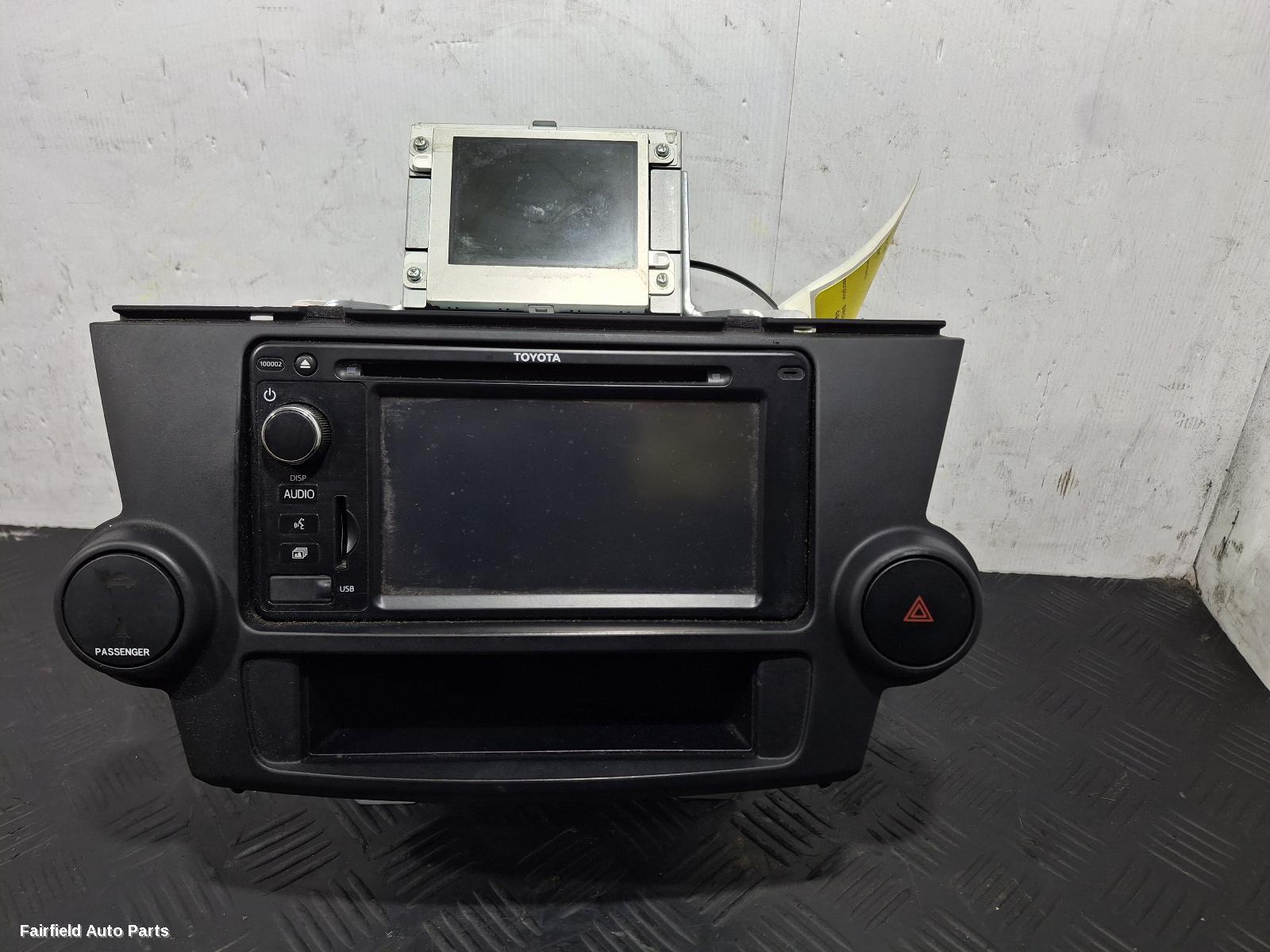 2007-2014 Toyota Kluger Radio Cd Dvd Sat Tv