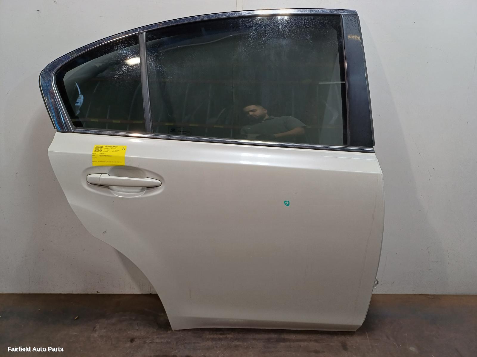 2009-2014 Subaru Liberty Right Rear Door Sliding