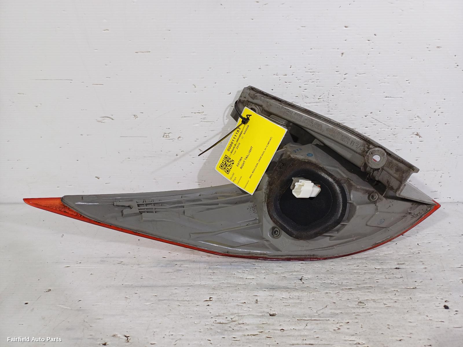 2009-2019 Toyota Estima Right Taillight