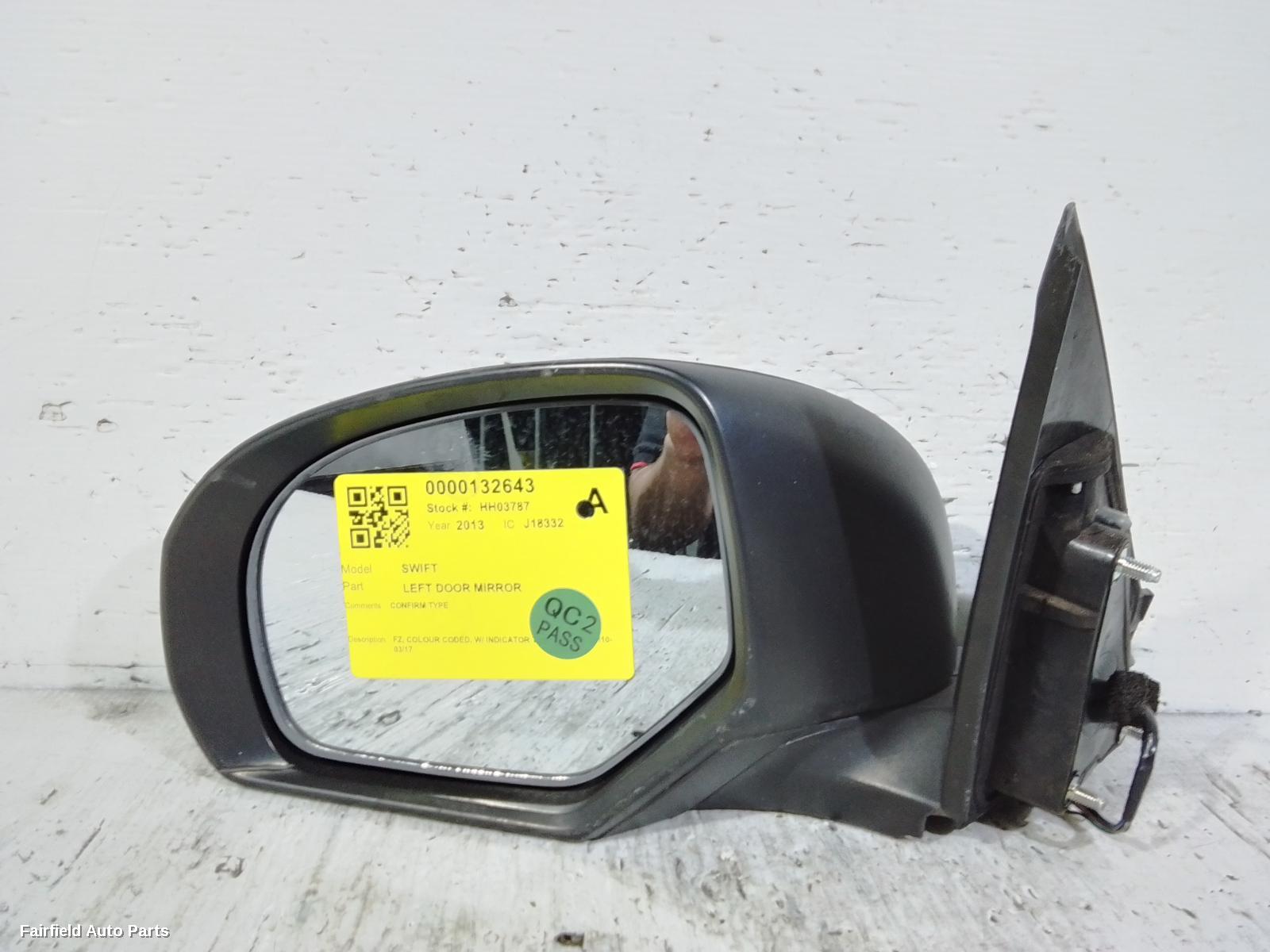 2010-2017 Suzuki Swift Left Door Mirror