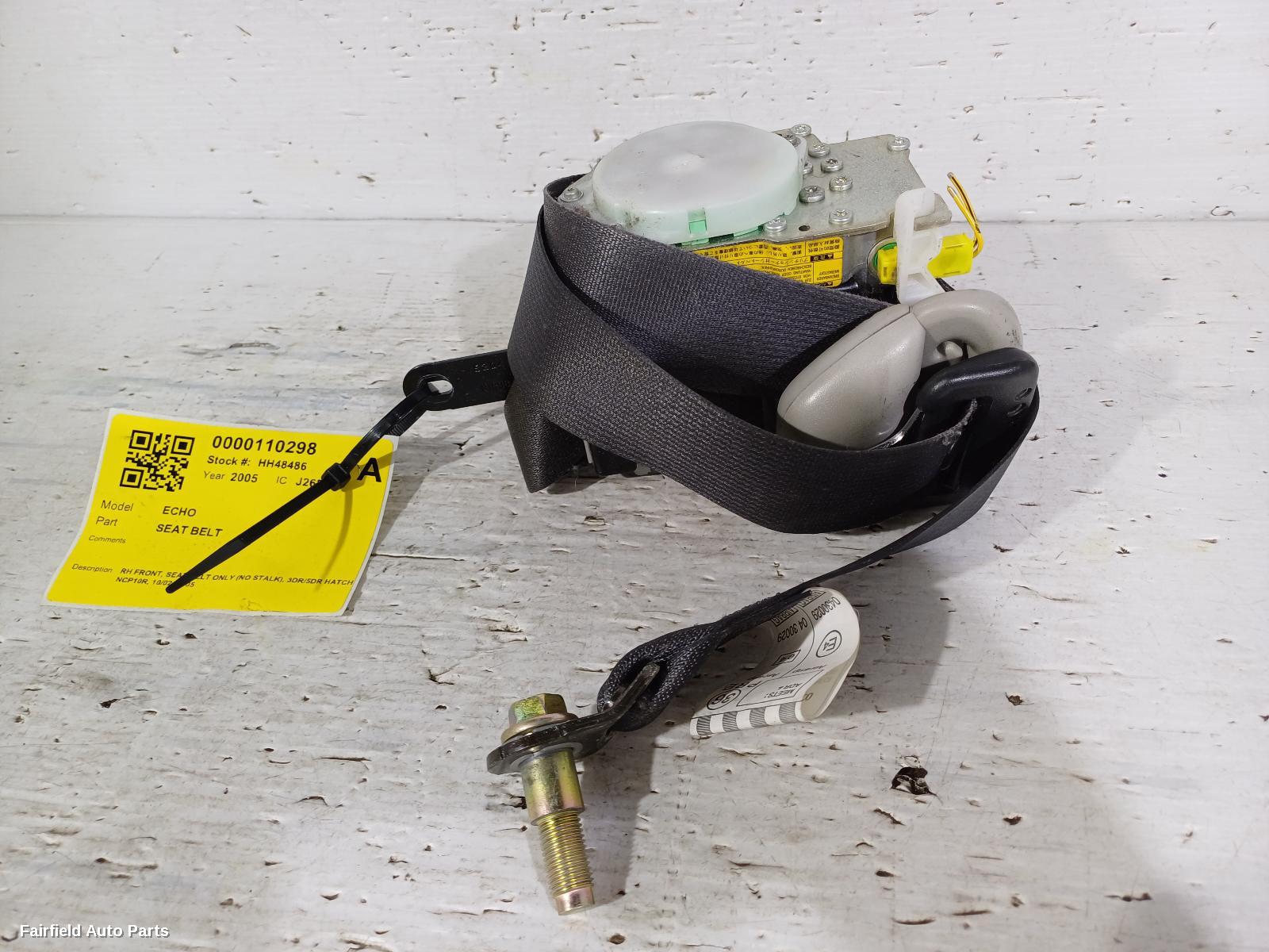 2002-2005 Toyota Echo Seatbelt Stalk