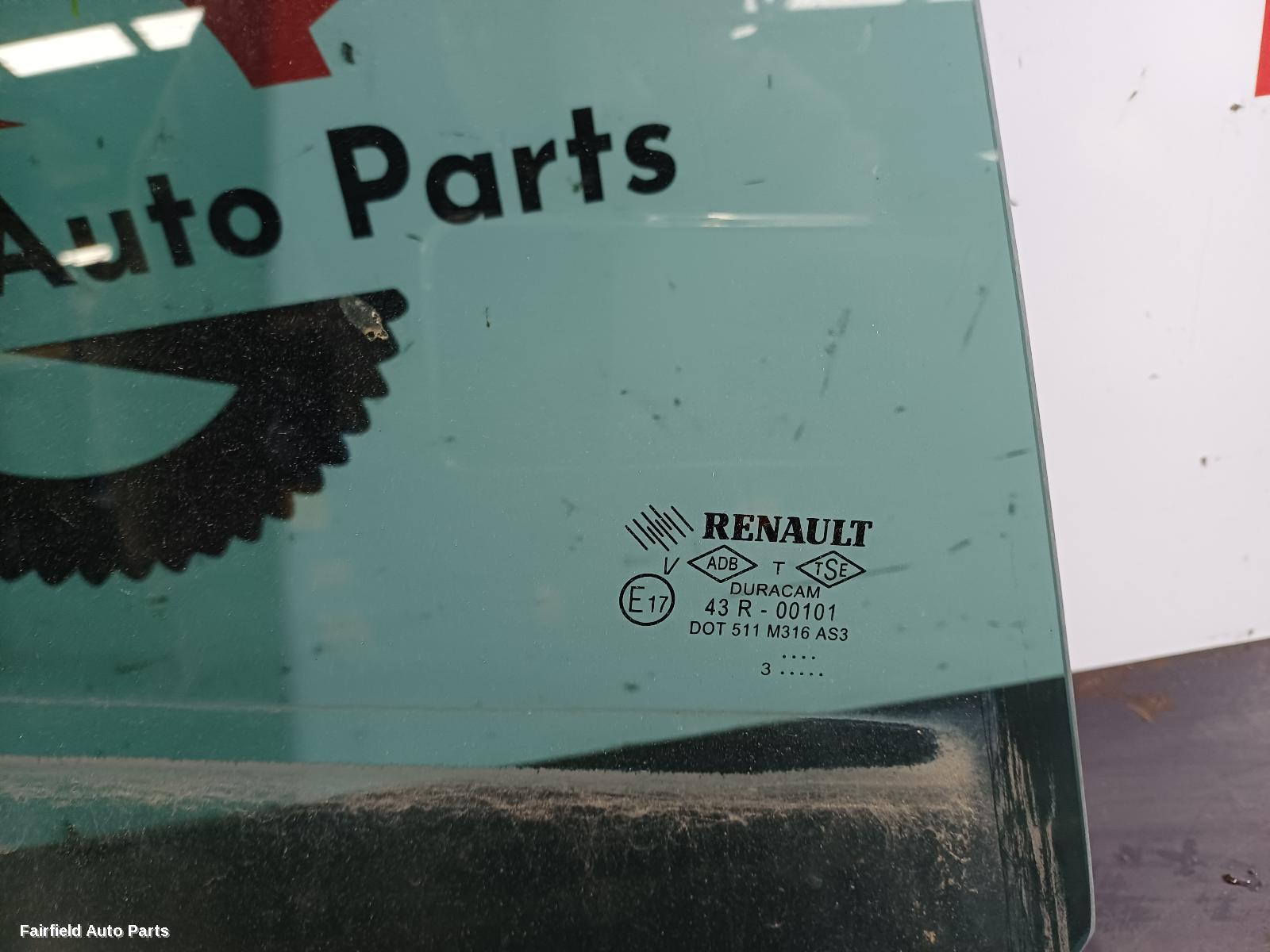 2013-2019 Renault Clio Right Rear Door Window