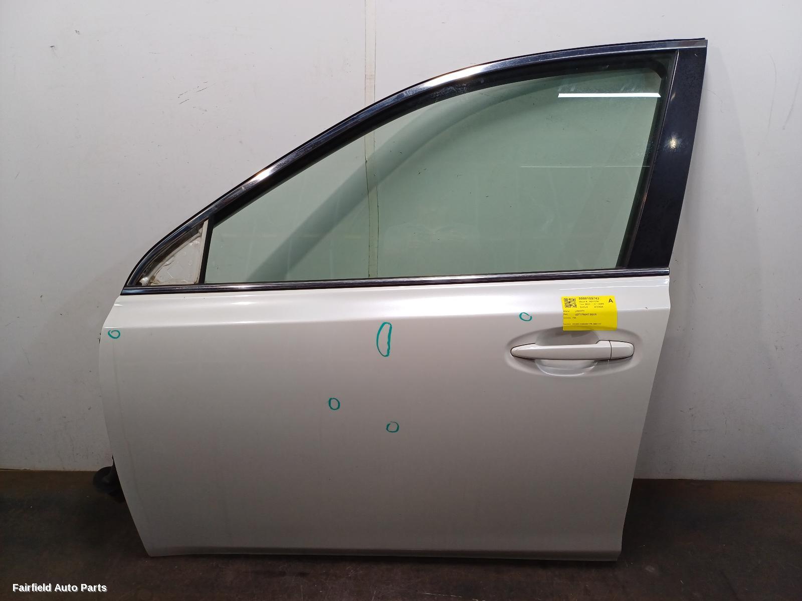 2009-2014 Subaru Liberty Left Front Door
