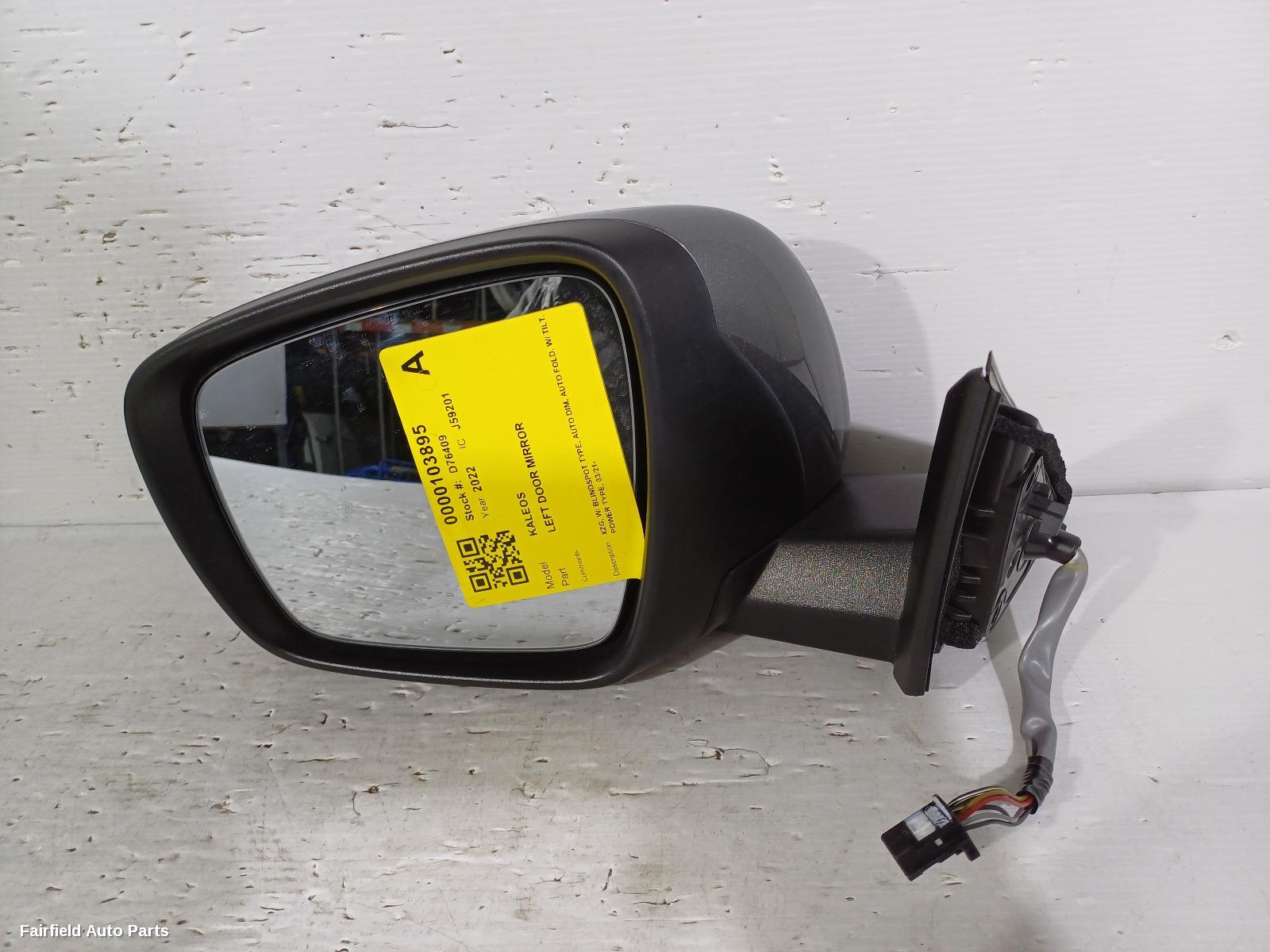2021-2025 Renault Kaleos Left Door Mirror