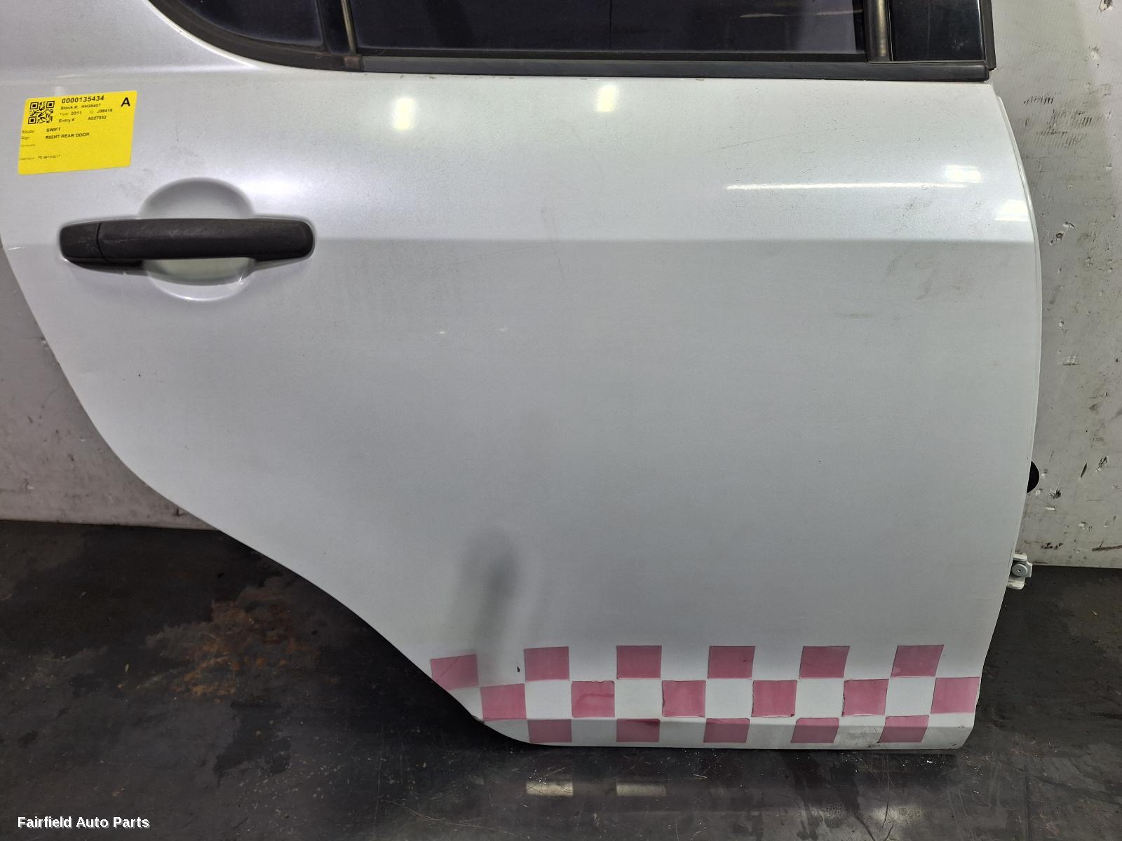 2010-2017 Suzuki Swift Right Rear Door Sliding