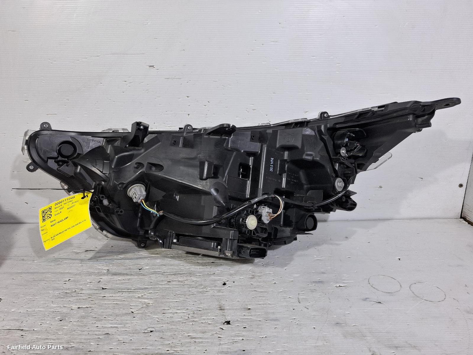 2018-2024 Toyota Rav4 Right Headlamp