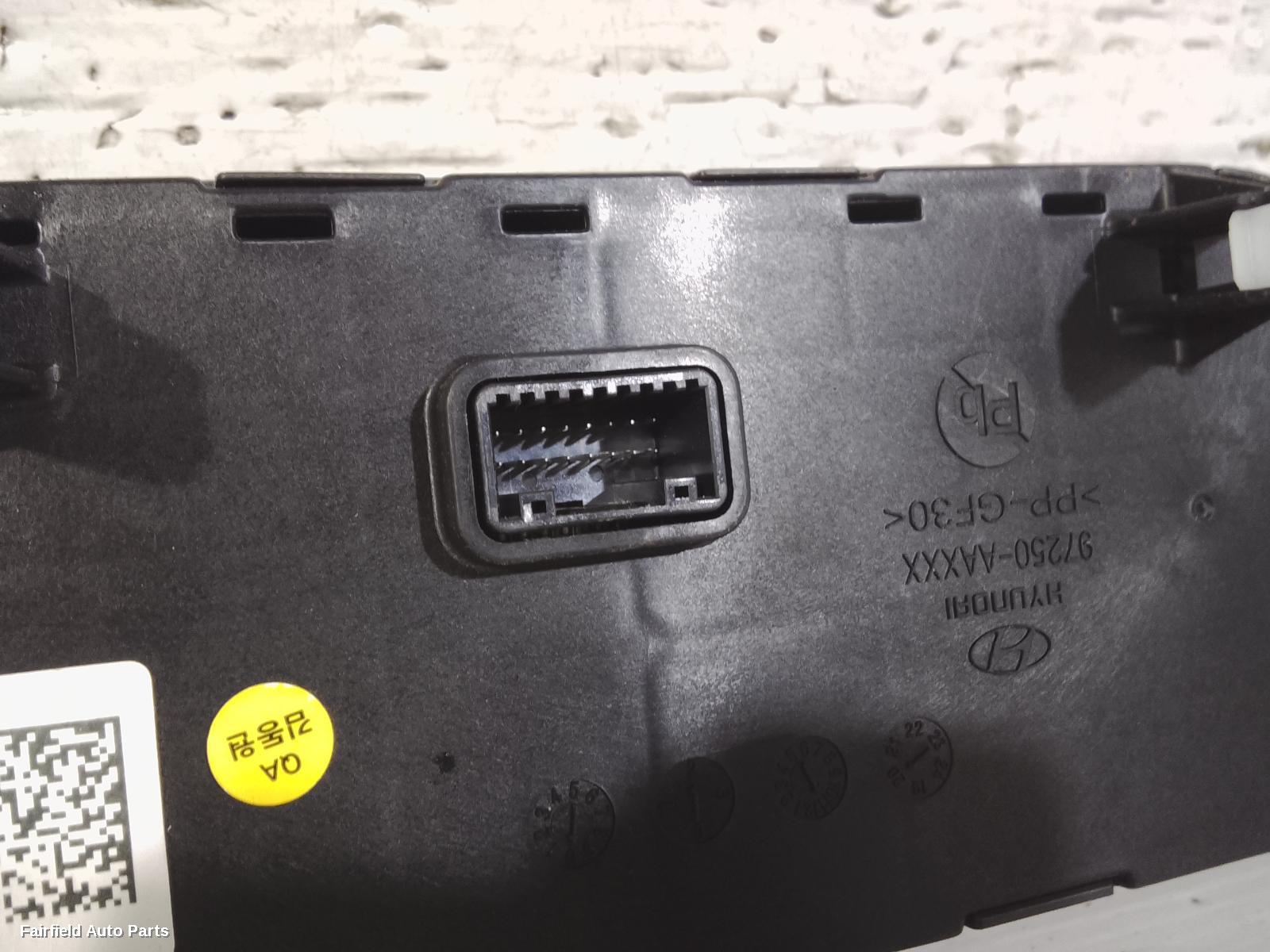 2020-2026 Hyundai I30 Heater Ac Controls