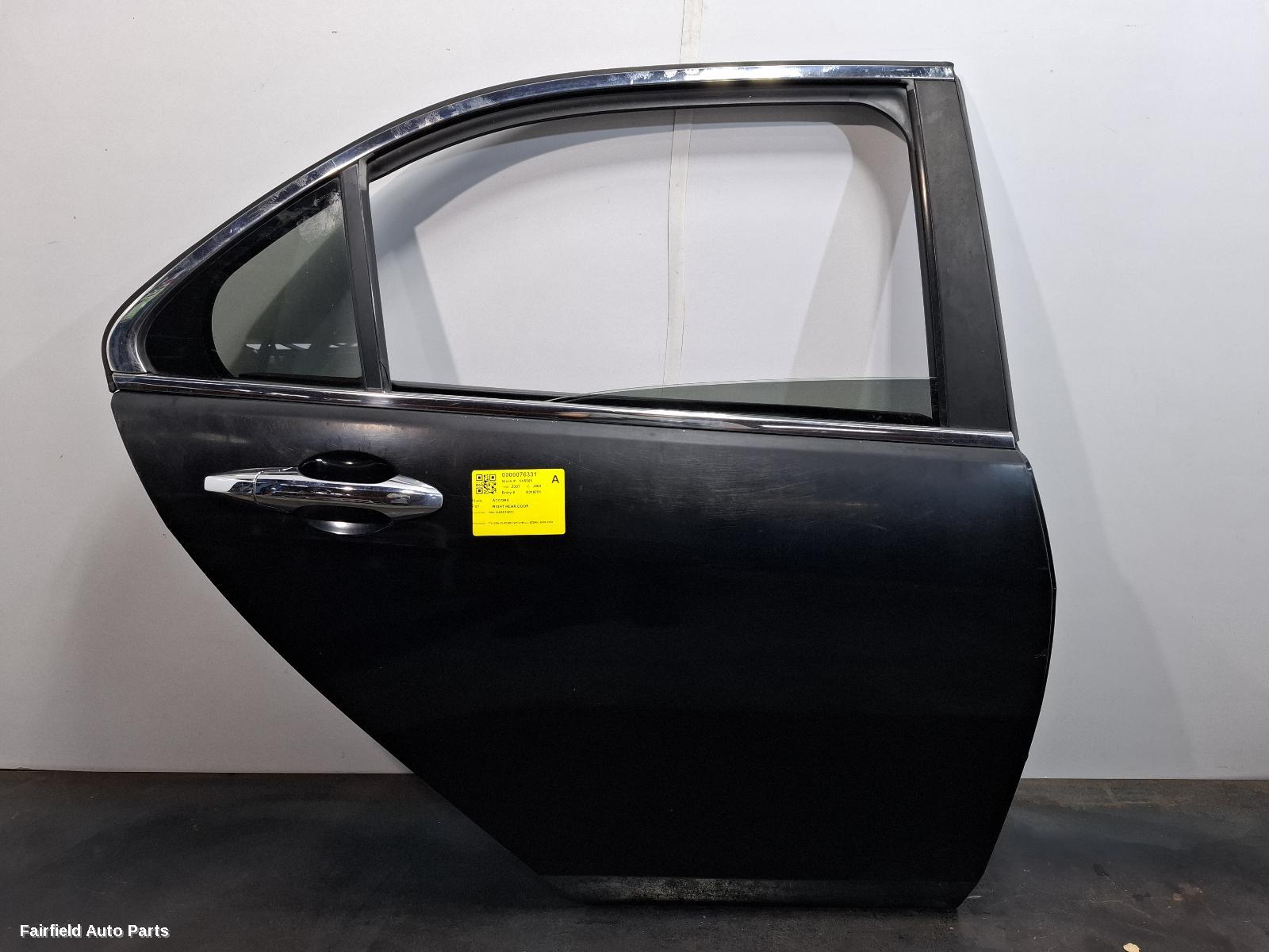 2003-2008 Honda Accord Right Rear Door Sliding