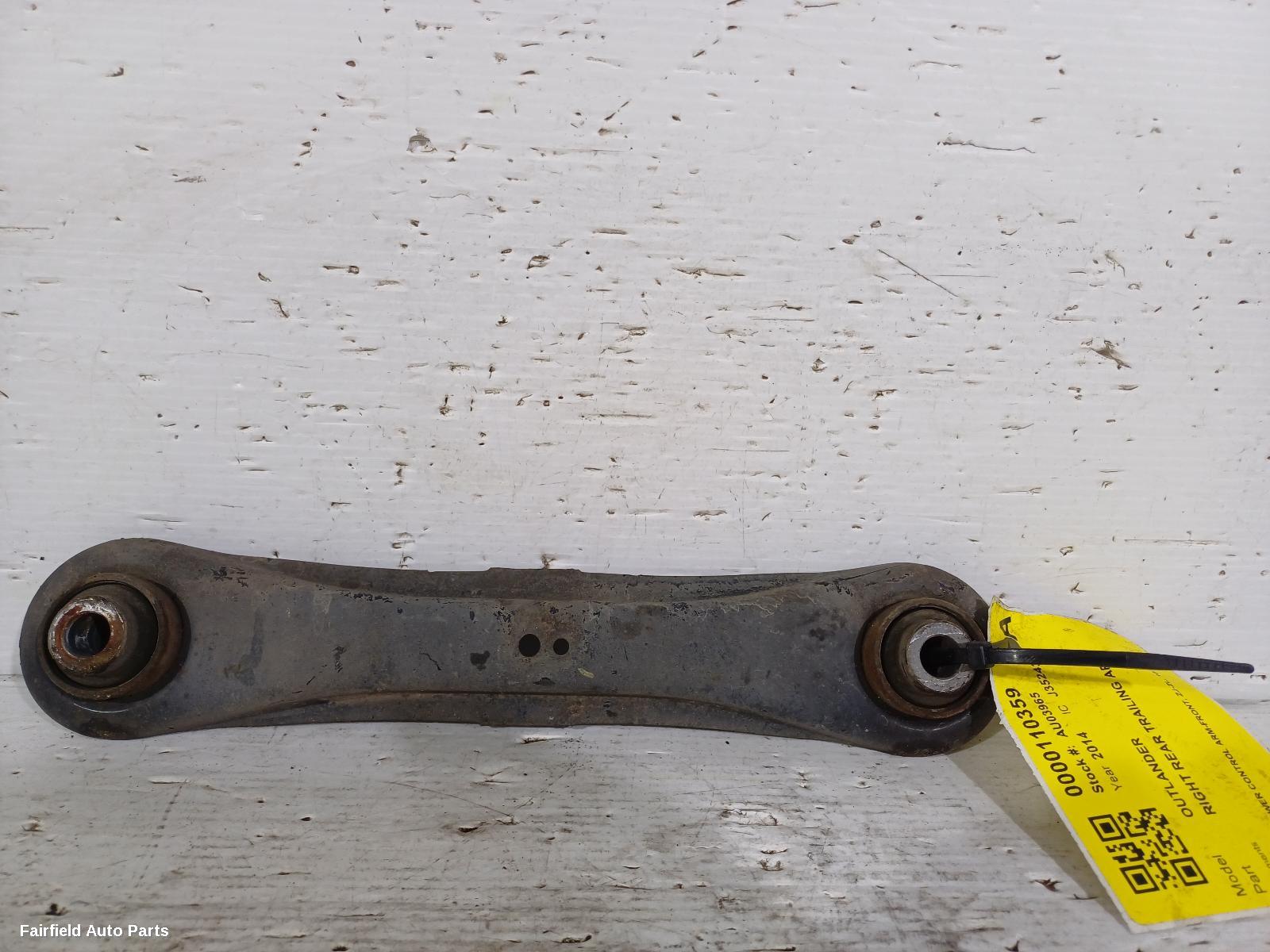 2012-2021 Mitsubishi Outlander Right Rear Trailing Arm