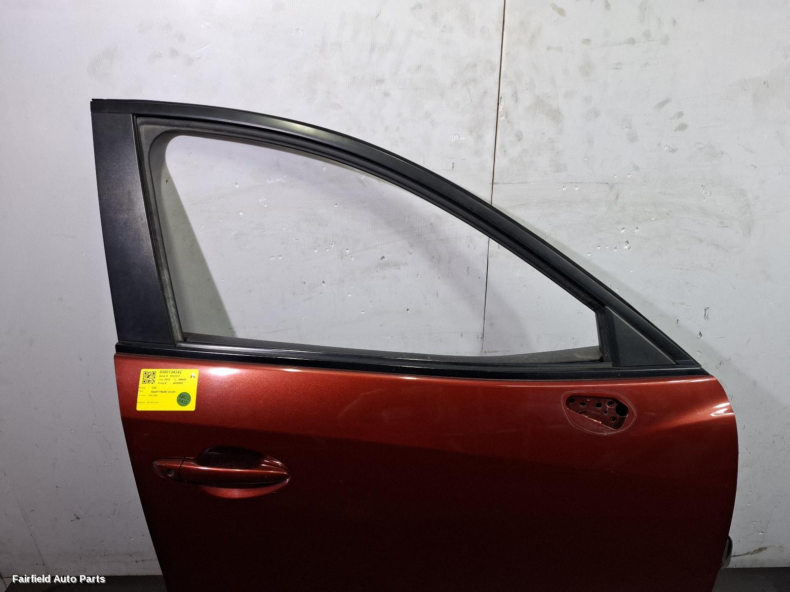 2012-2016 Mazda Cx5 Right Front Door