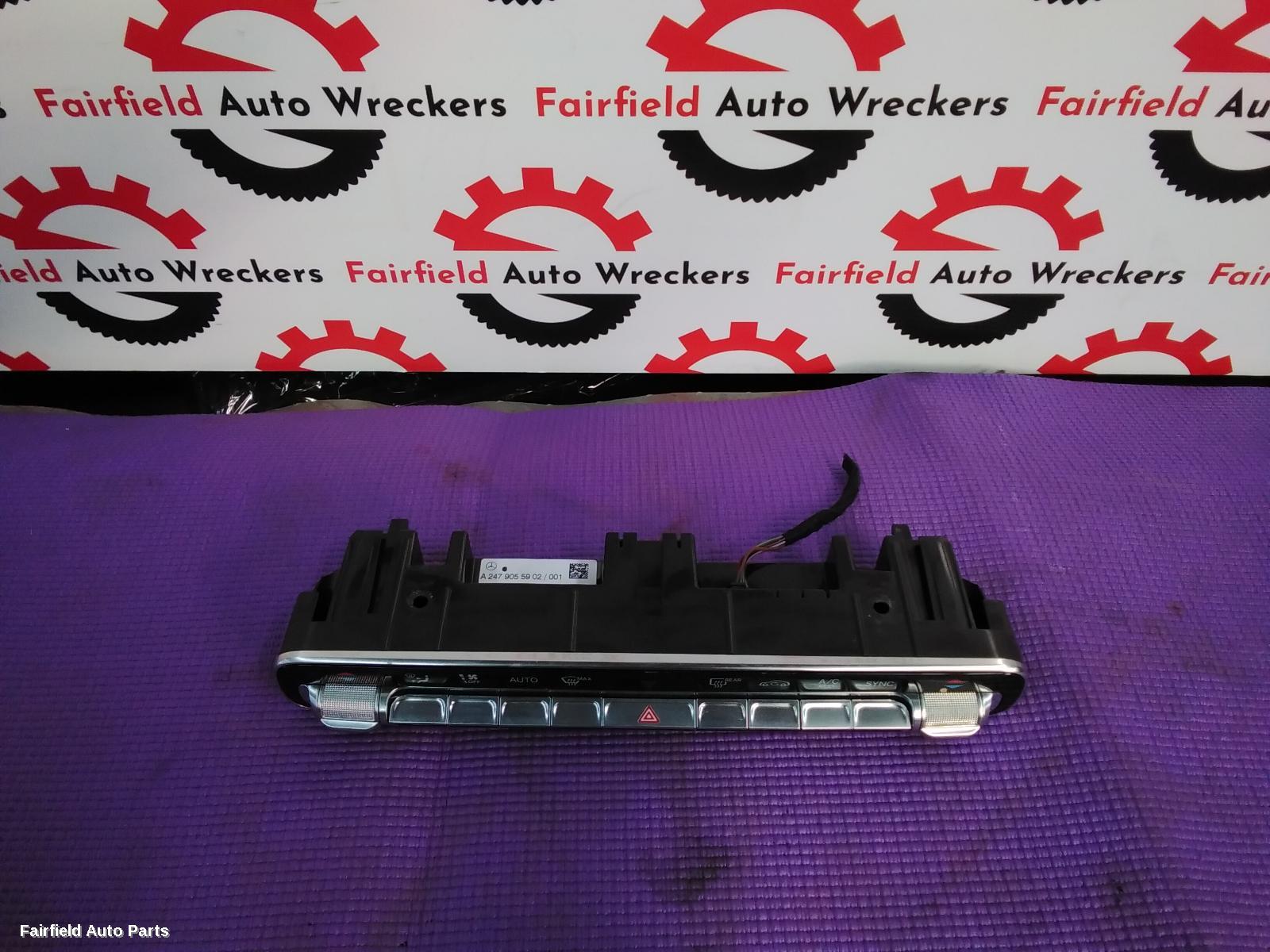 2018-2025 Mercedes A Class Heater Ac Controls