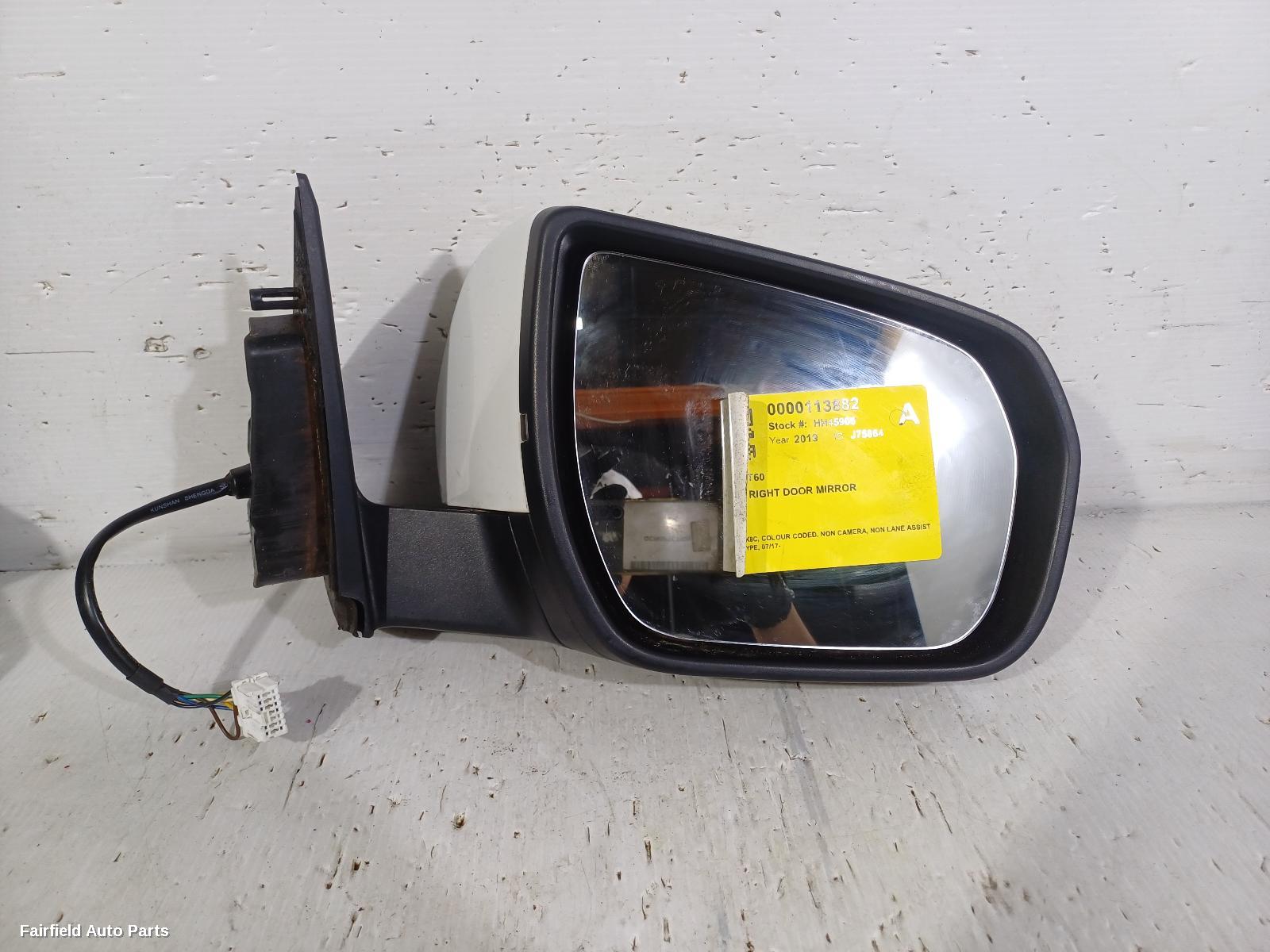 2017-2025 Ldv T60 Right Door Mirror