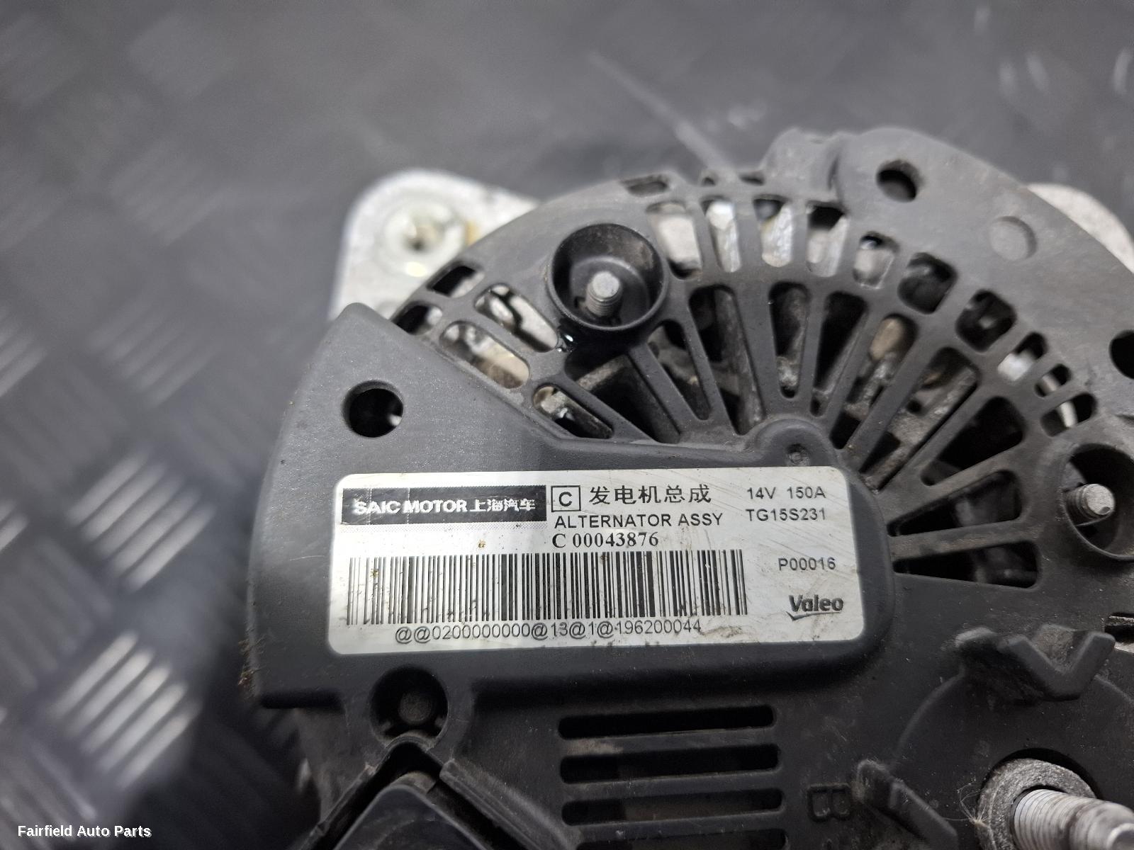 2017 Ldv G10 Alternator