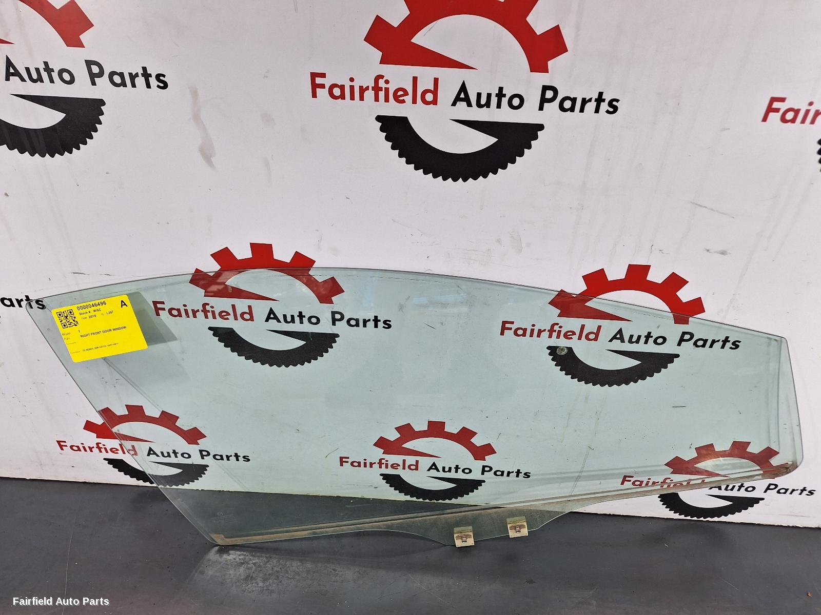 2007-2014 Mazda 2 Right Front Door Window