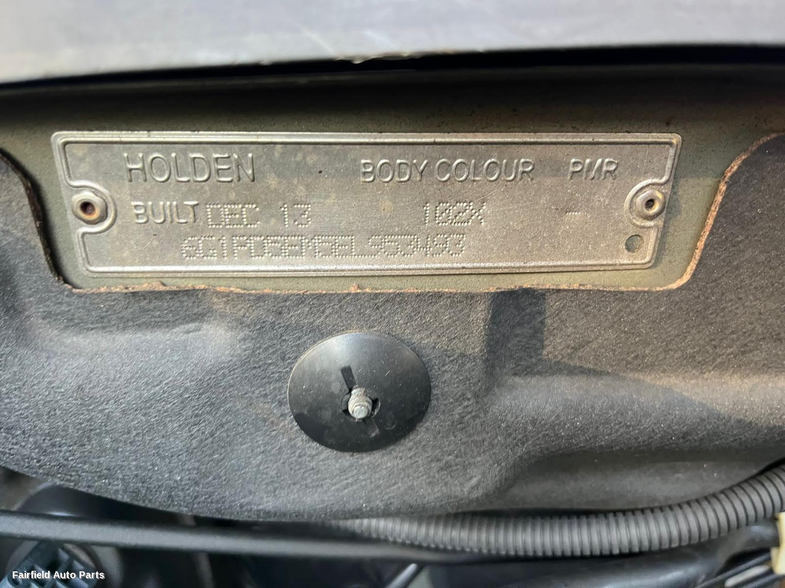 2014 Holden Cruze R Bar Bracket Reinfo