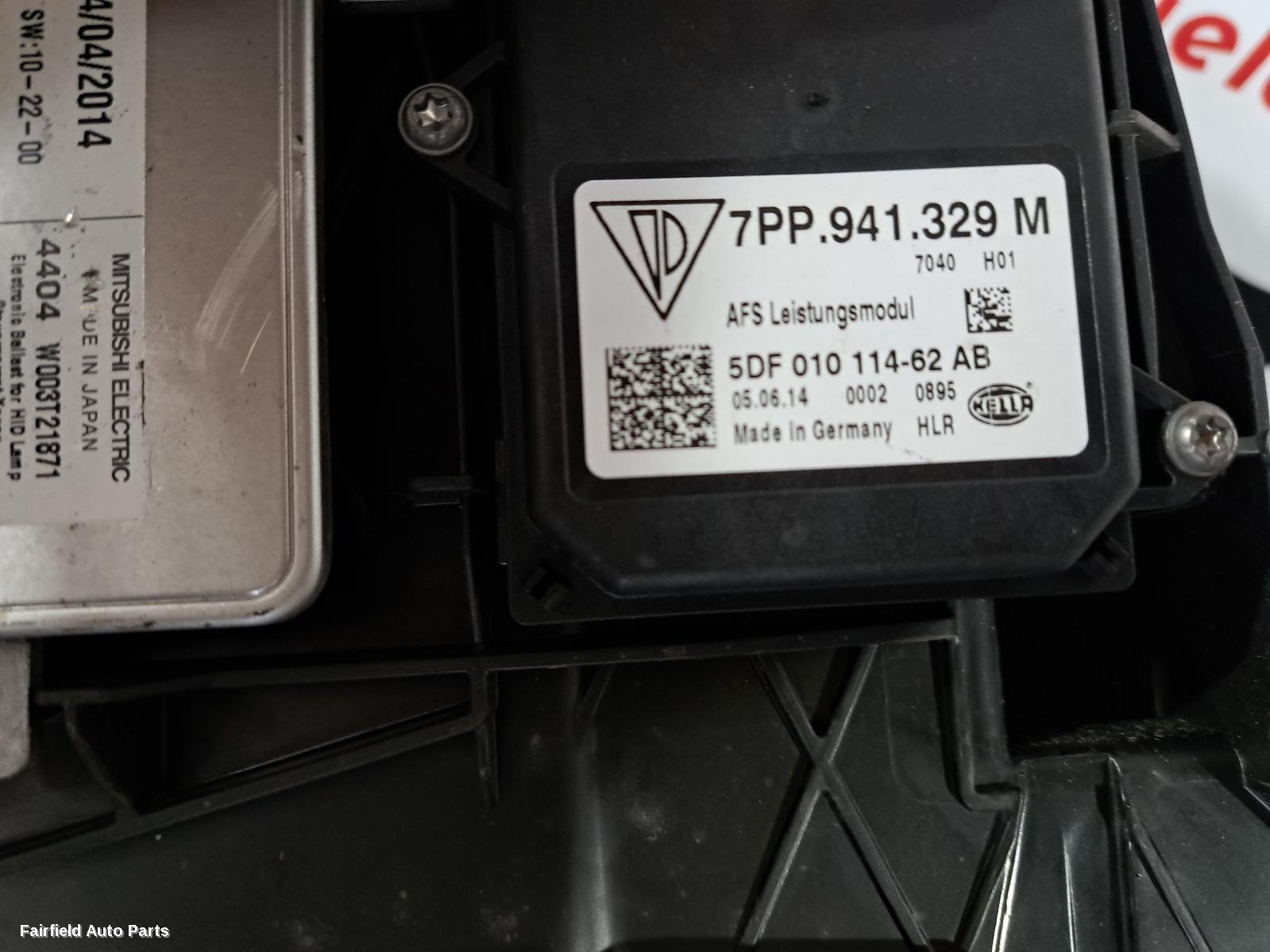 2014 Porsche Macan Left Headlamp