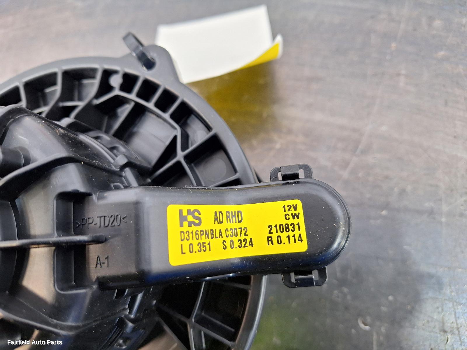 2017-2026 Hyundai I30 Heater Fan Motor