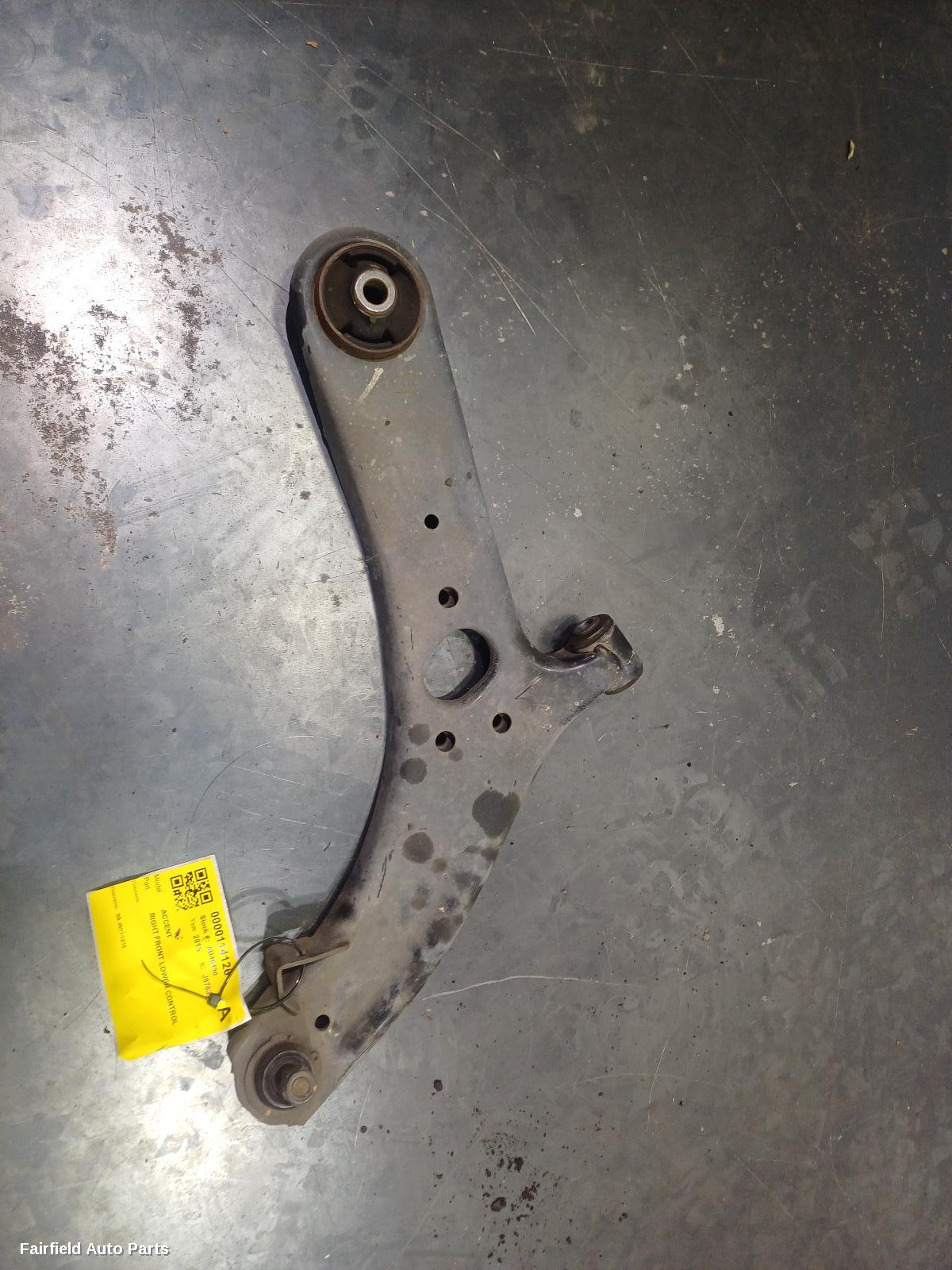 2011-2019 Hyundai Accent Right Front Lower Control Arm
