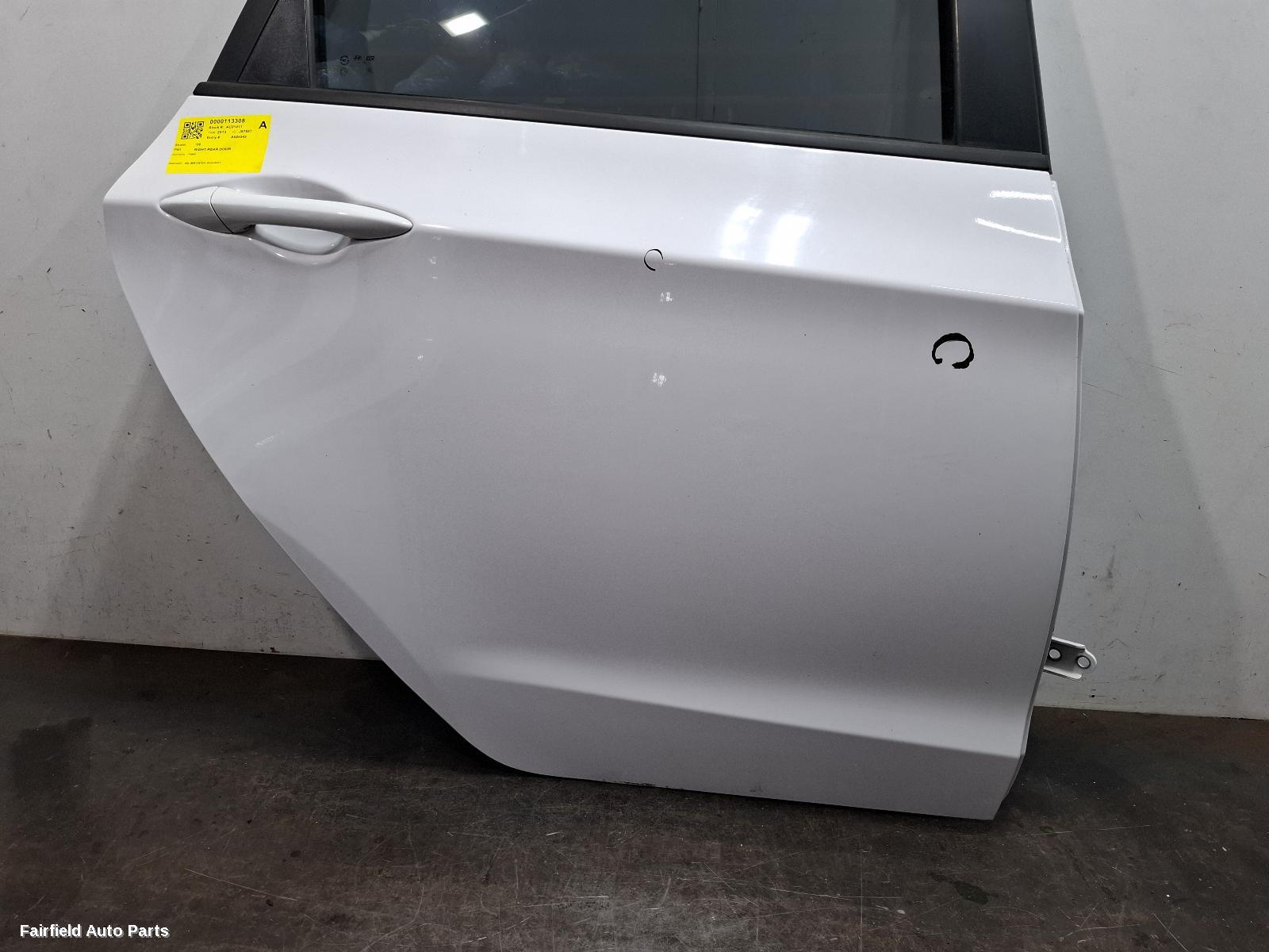 2012-2017 Hyundai I30 Right Rear Door Sliding