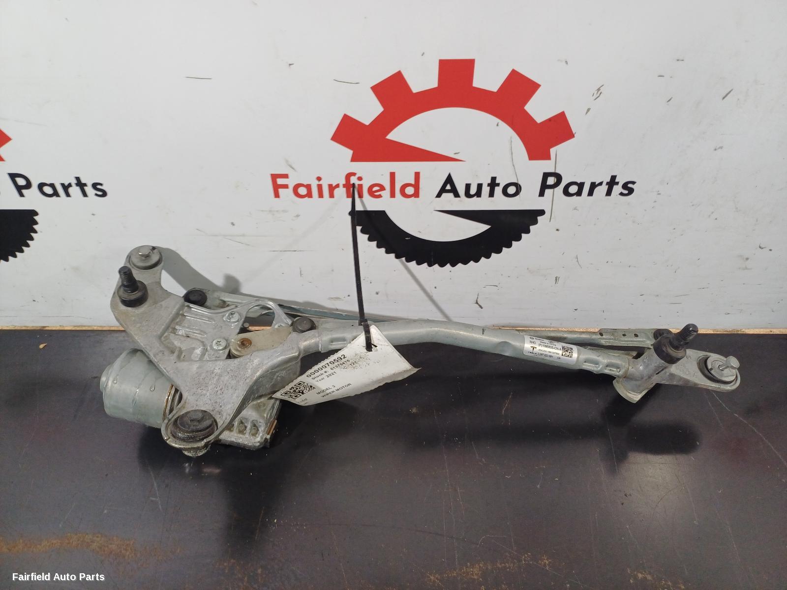 2019-2026 Tesla Model 3 Wiper Motor