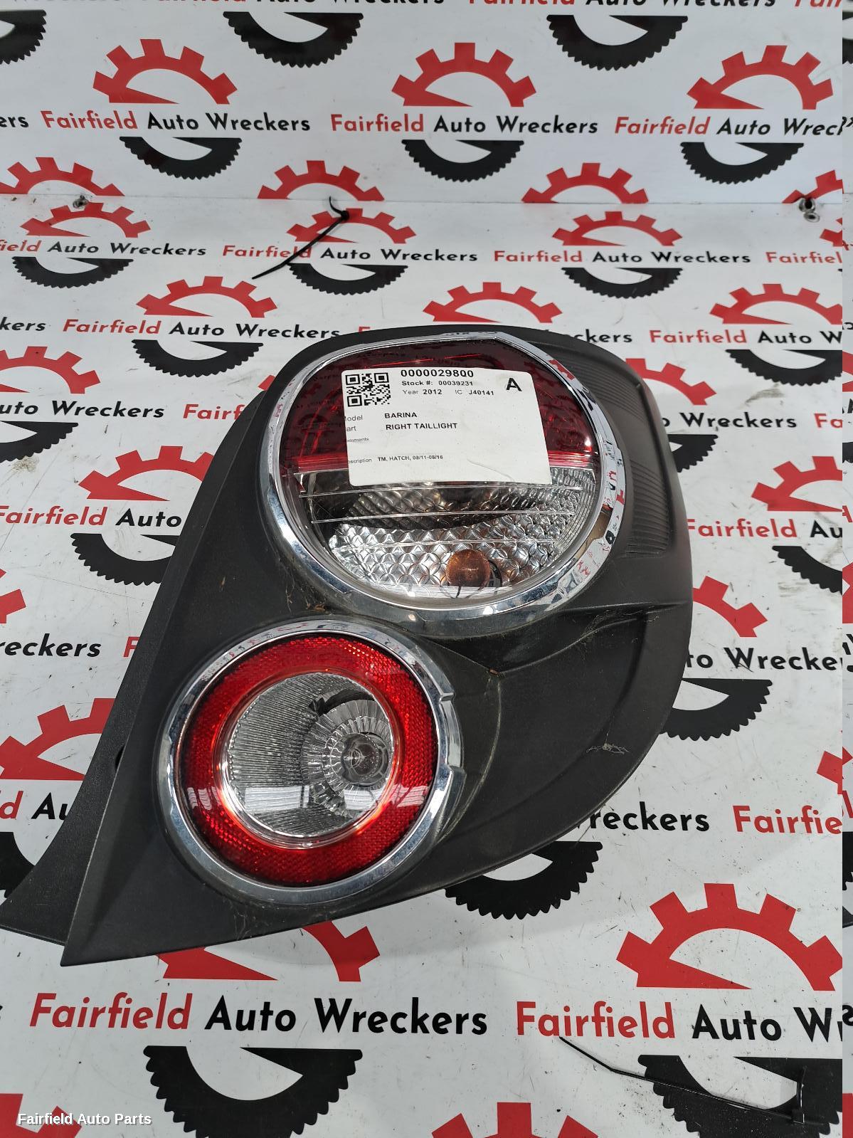 2012 Holden Barina Right Taillight