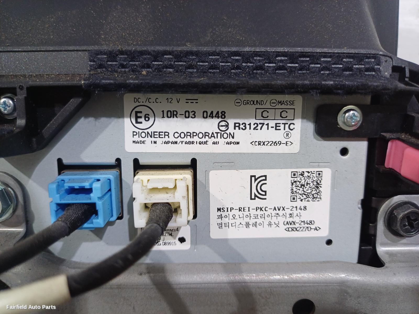 2014-2017 Lexus Nx Radio Cd Dvd Sat Tv