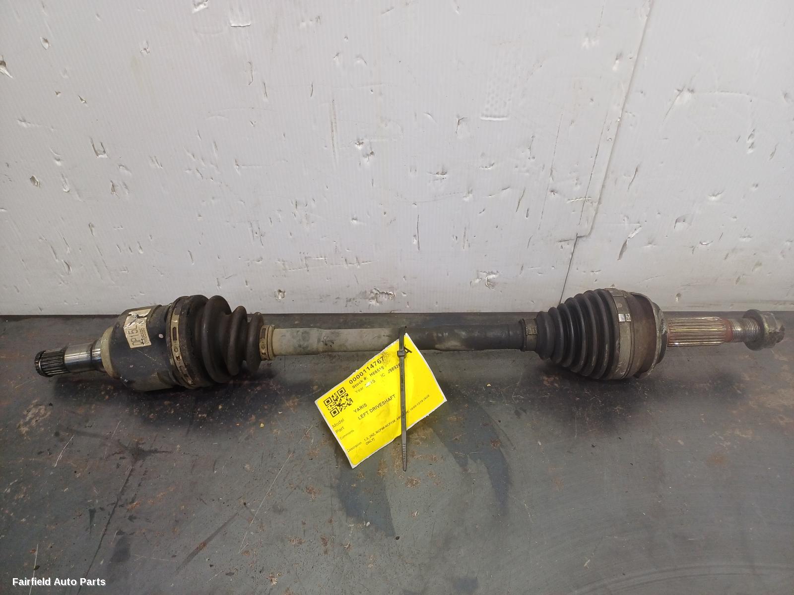 2005-2019 Toyota Yaris Left Driveshaft