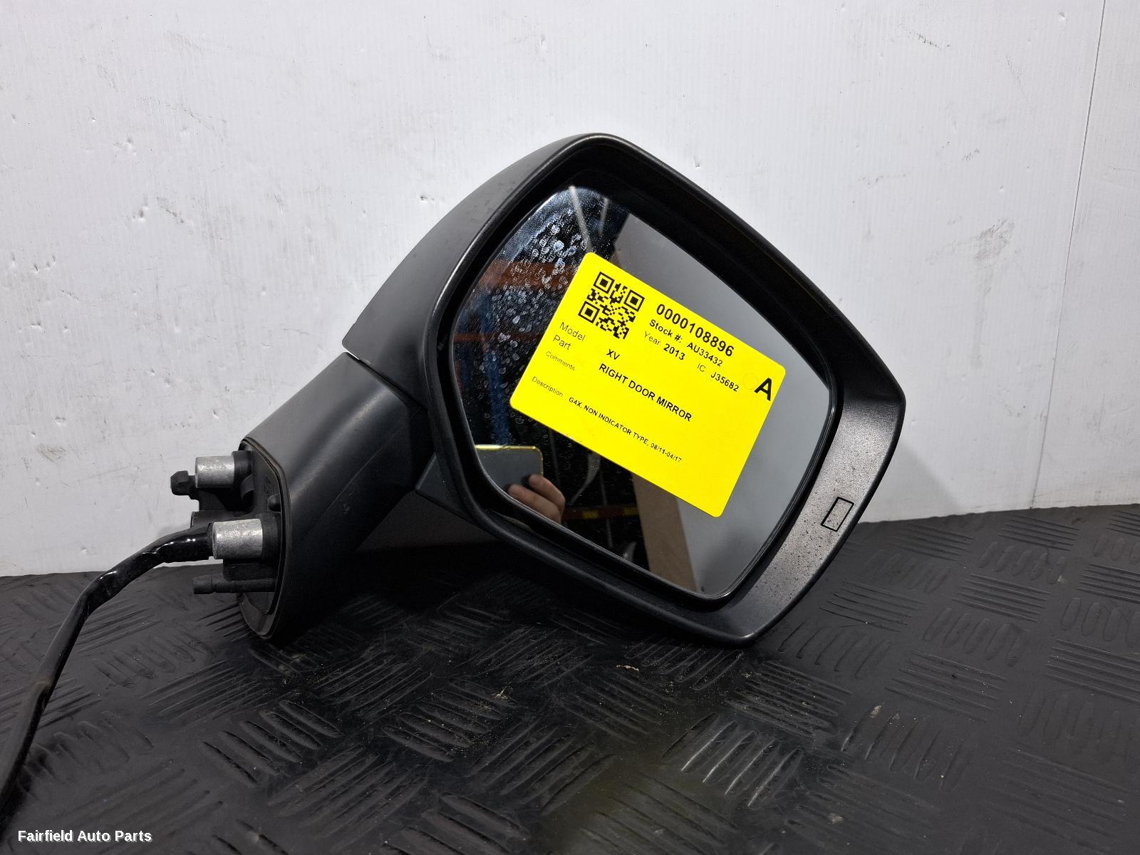 2011-2017 Subaru Xv Right Door Mirror