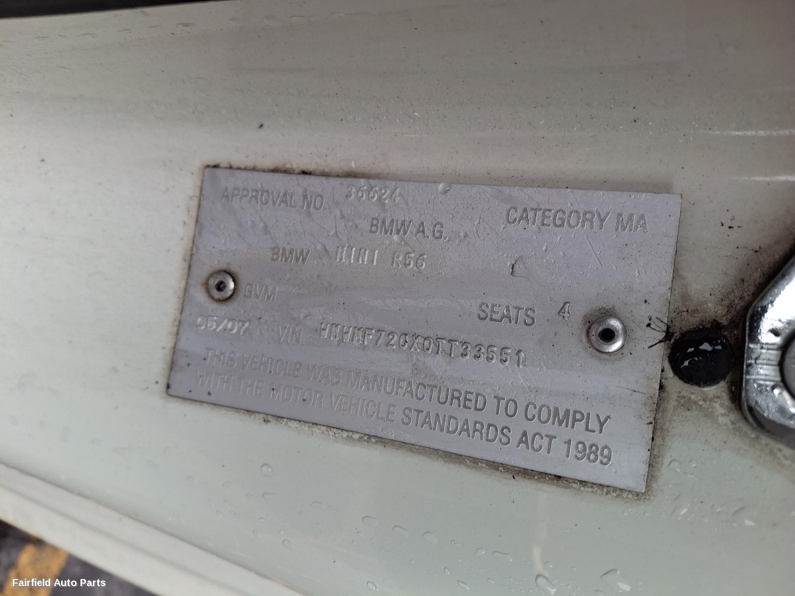 2007 Mini Cooper Radiator