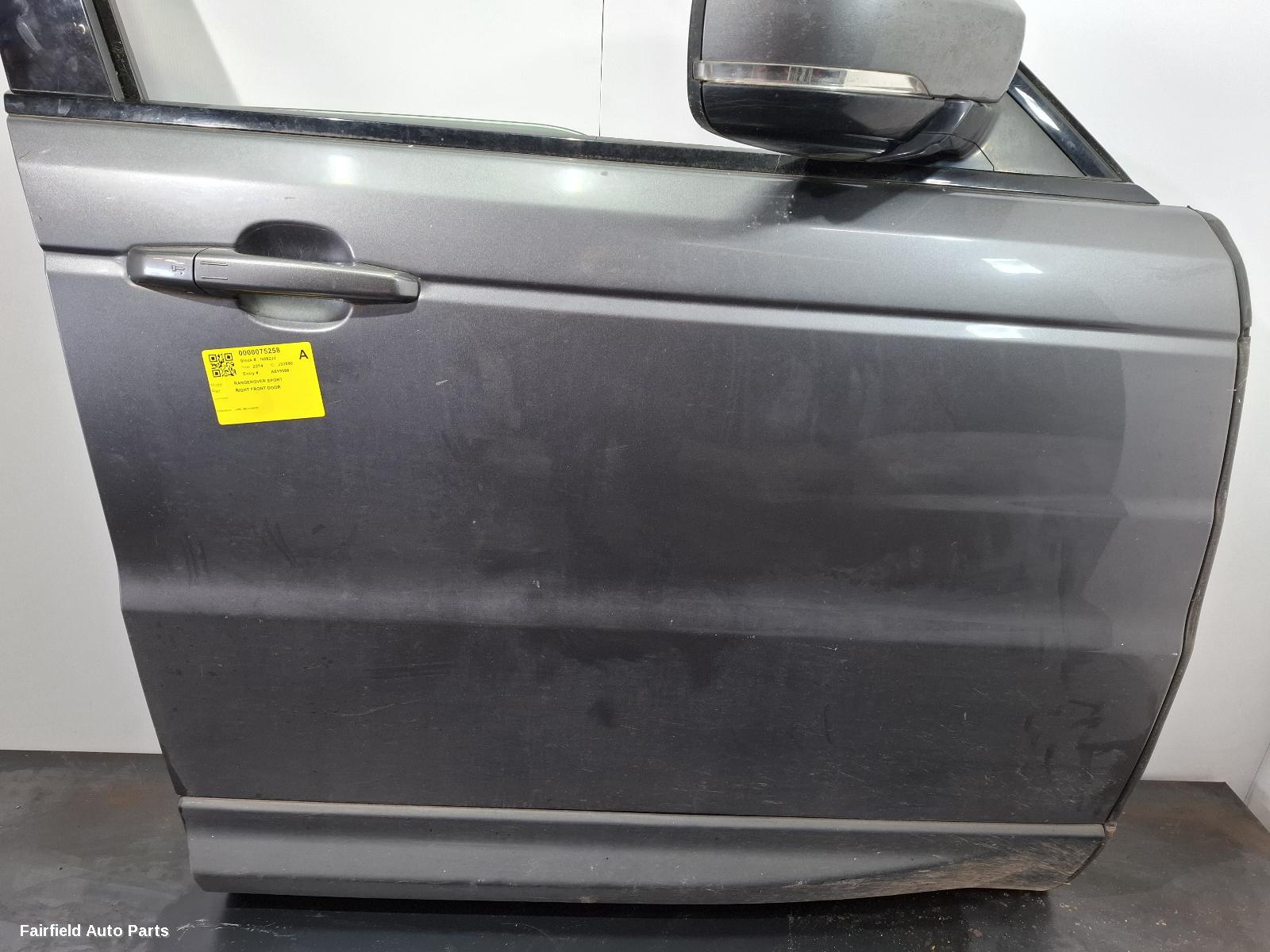 2014 Land Rover Rangerover Sport Right Front Door